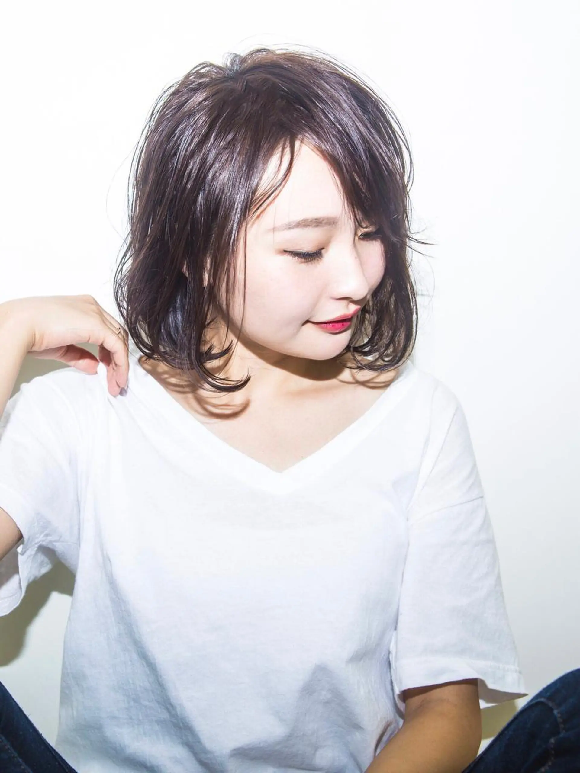 ミディアム セミロング カラー 稲田 良平のその他イメージ