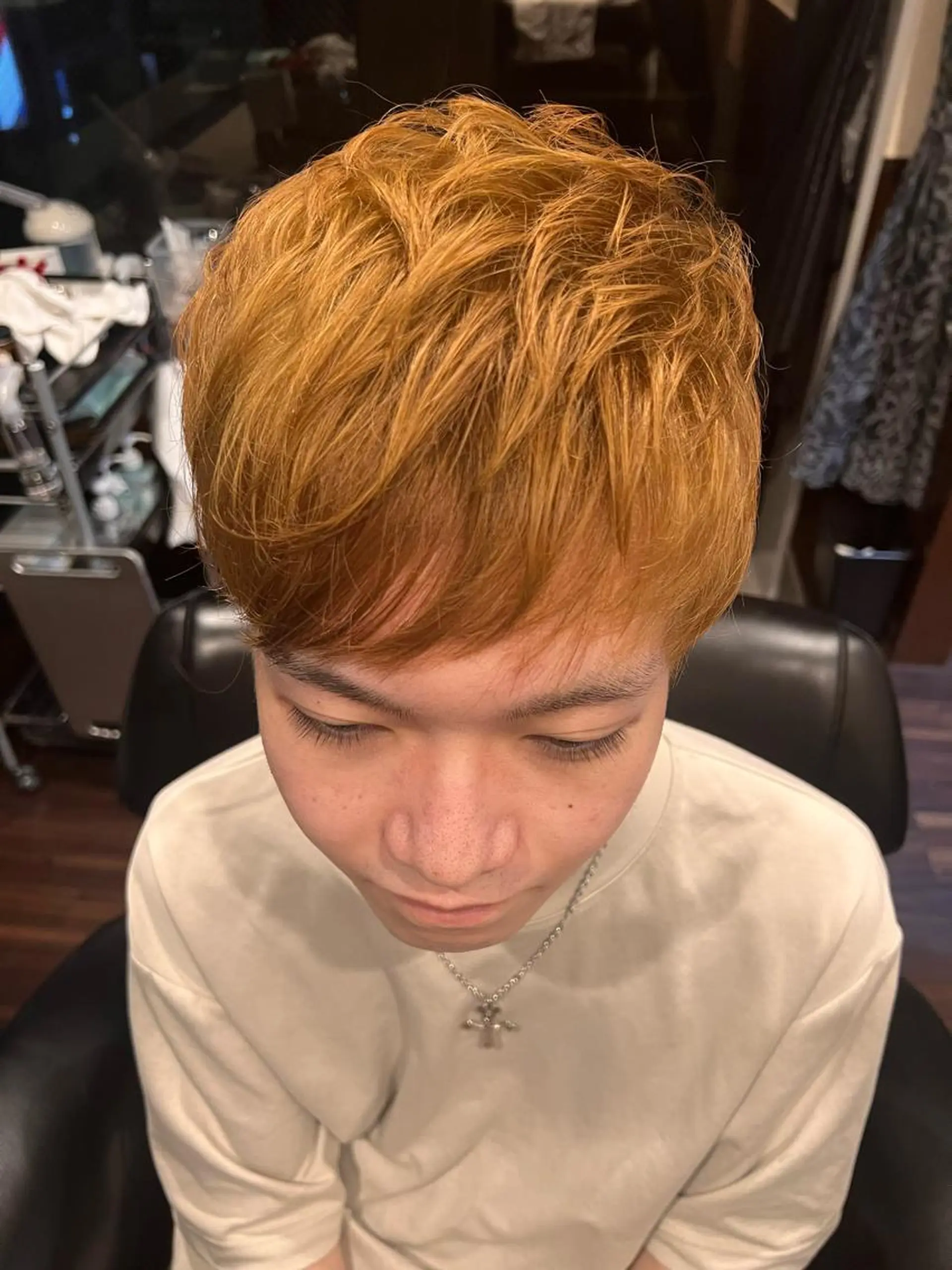 ショート メンズ カット 銀座バルビエグラン 角田雅樹（夜限定）のヘアスタイル