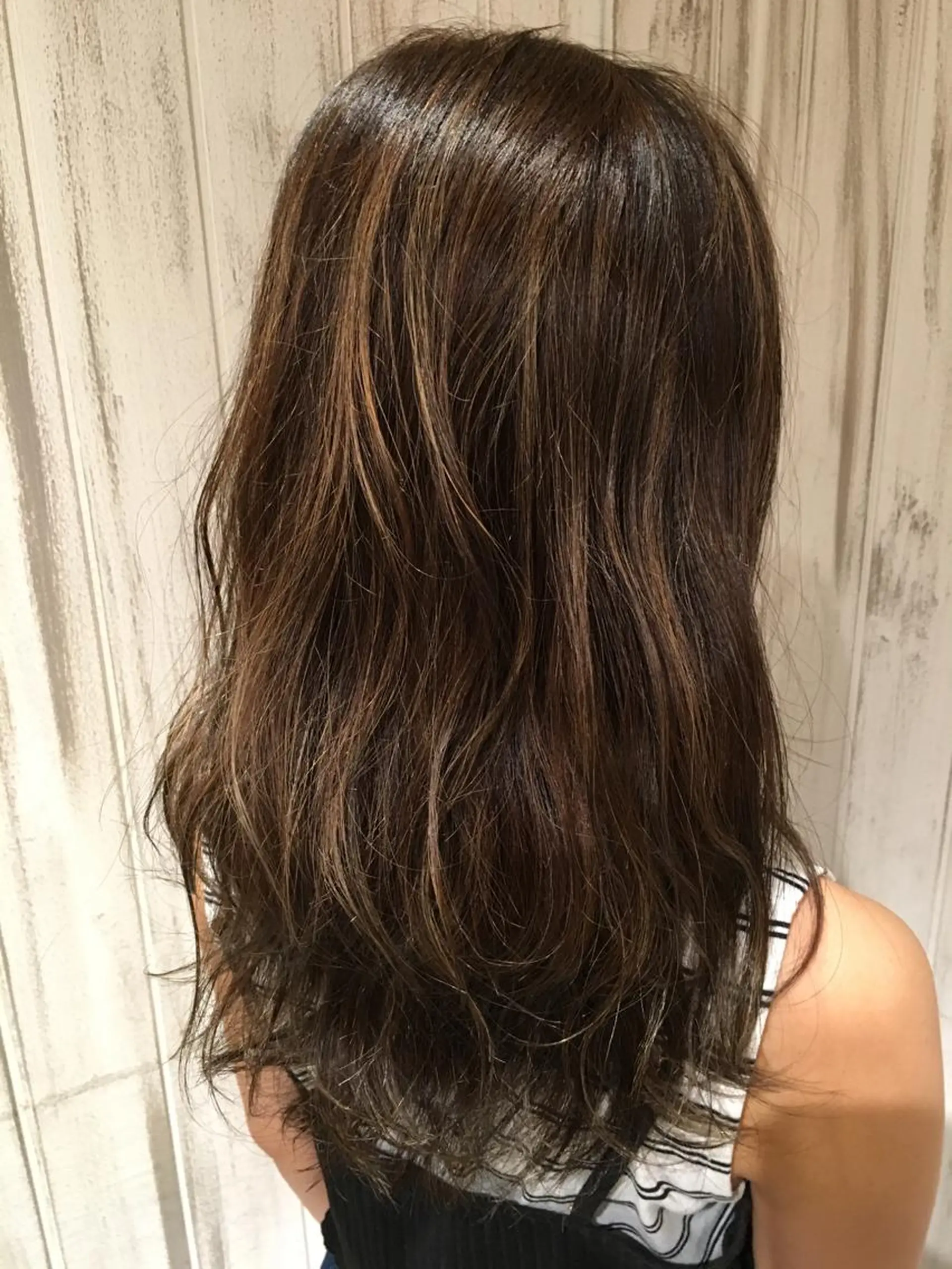 ロング カラー ハイライトカラー ハイライト 永井大樹✨ 透明感カラー✨のヘアスタイル