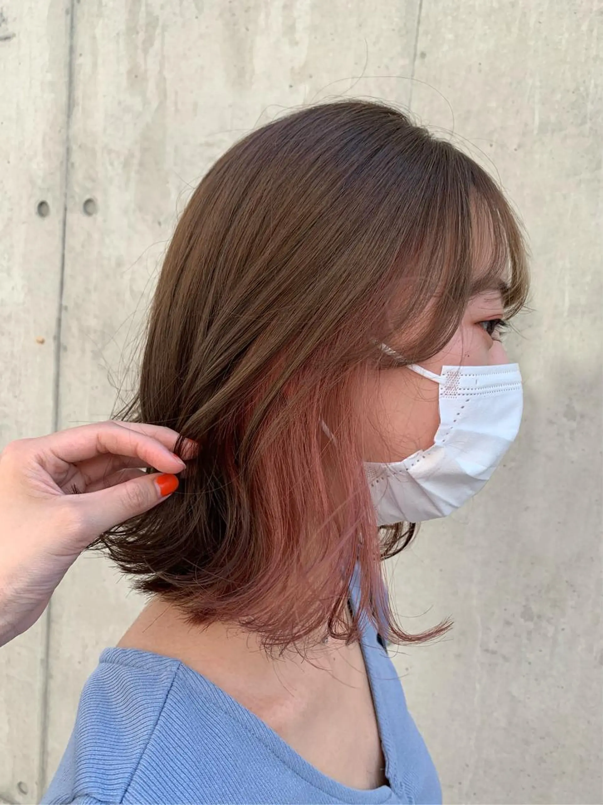 ミディアム カラー まろやか透明感カラー ♡MANAのヘアスタイル