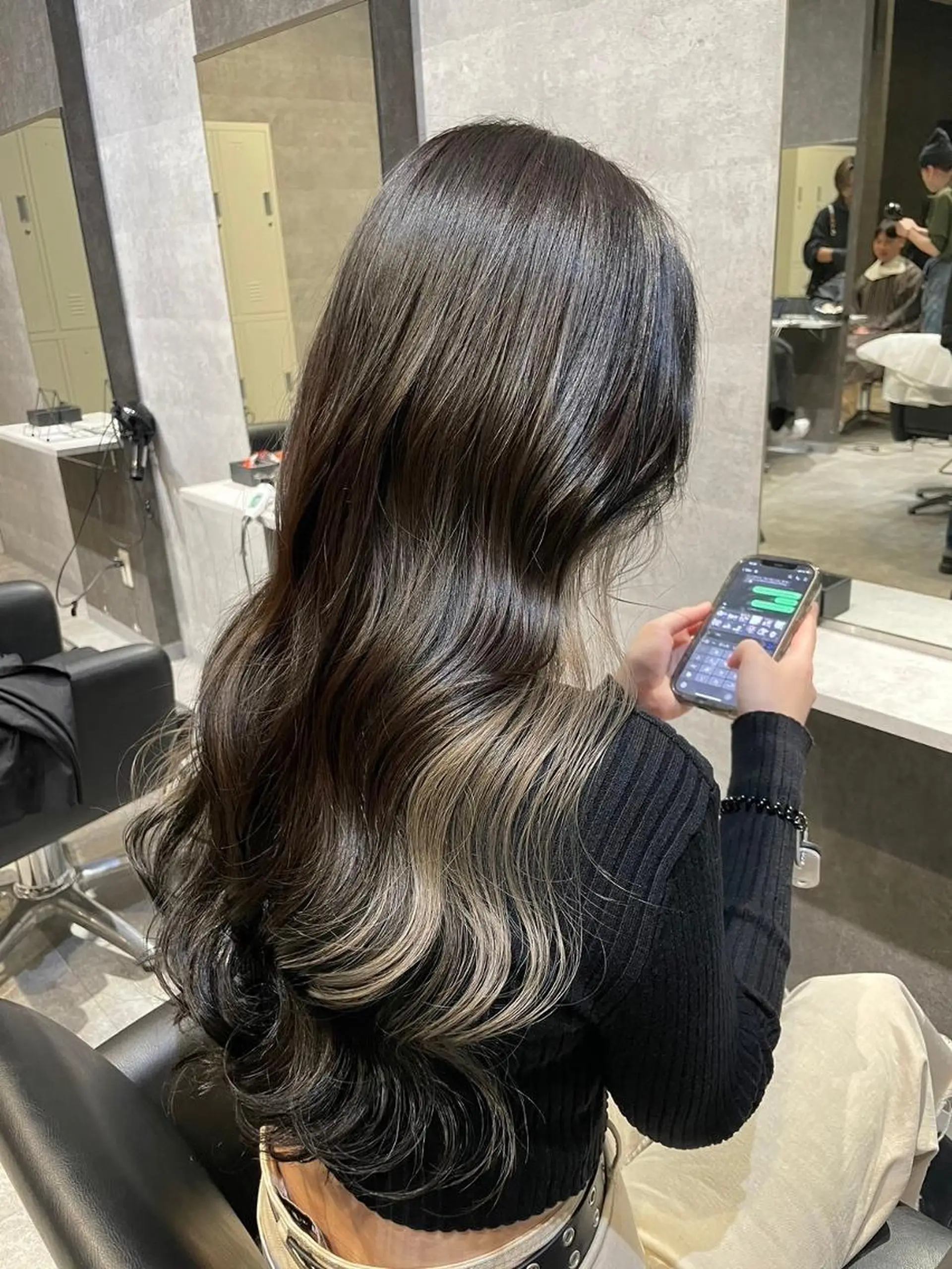 ロング カラー ダブルカラー グラデーションカラー ハイライトカラー イルミナカラー インナーカラー ヘアカラー トリートメント BUCKS【天王寺】 バックス【駅30秒】のヘアスタイル