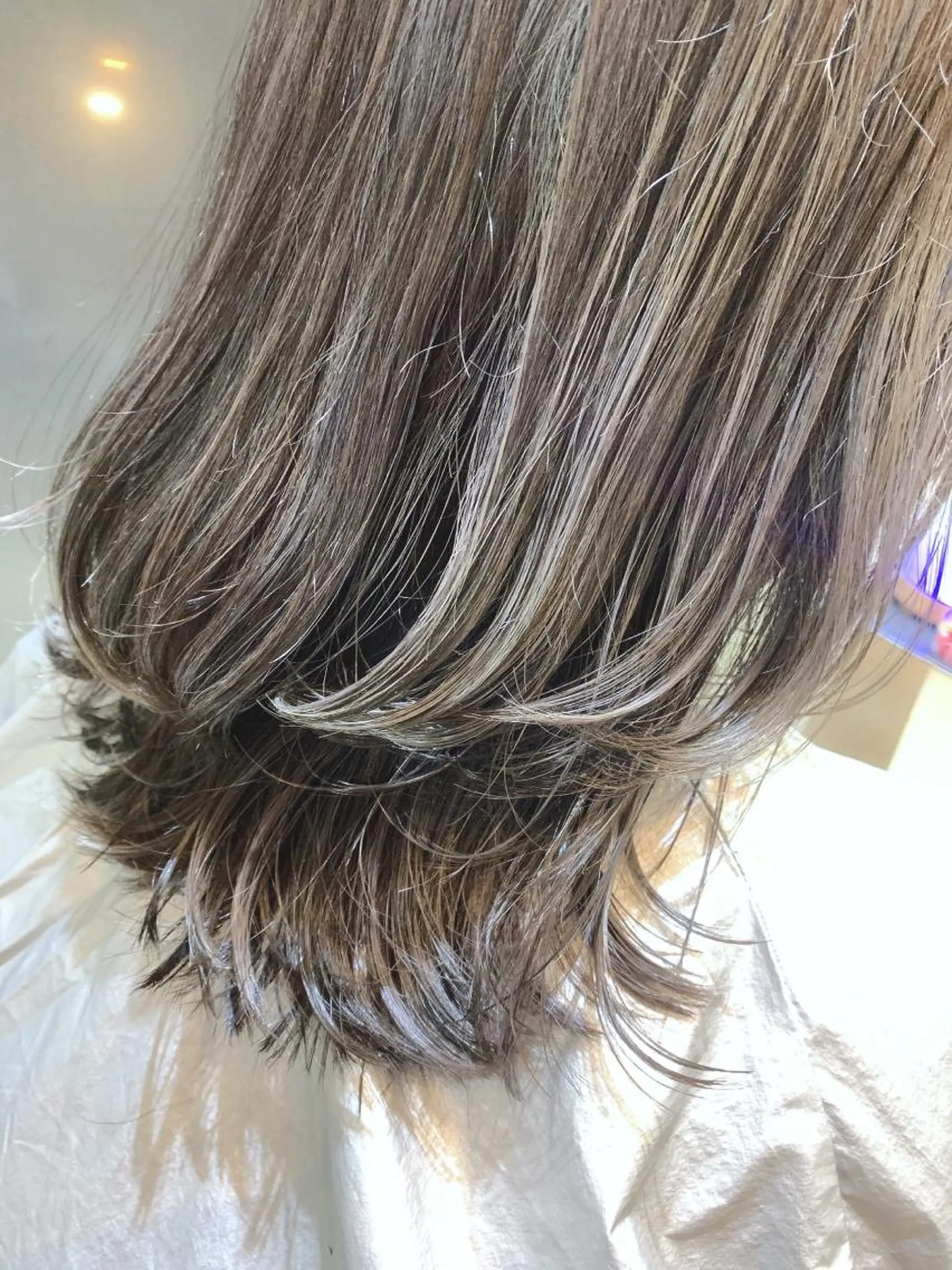 ミディアム カラー イルミナカラー カット トリートメント ♡ yumaのヘアスタイル