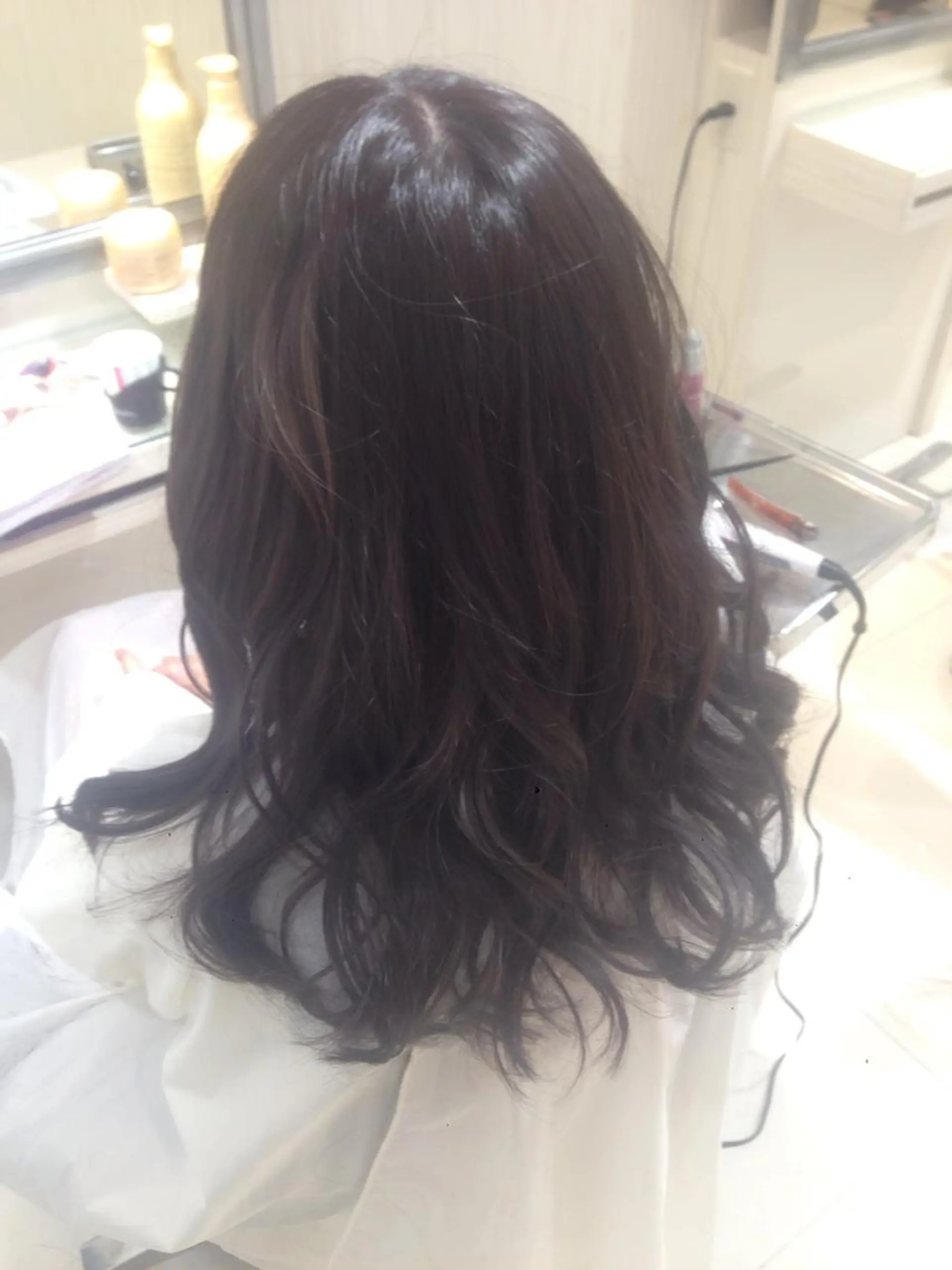 セミロング ロング カラー アッシュ ラベンダーカラー ラベンダーアッシュ ✨艶髪✨透明感✨ 山内大樹のヘアスタイル