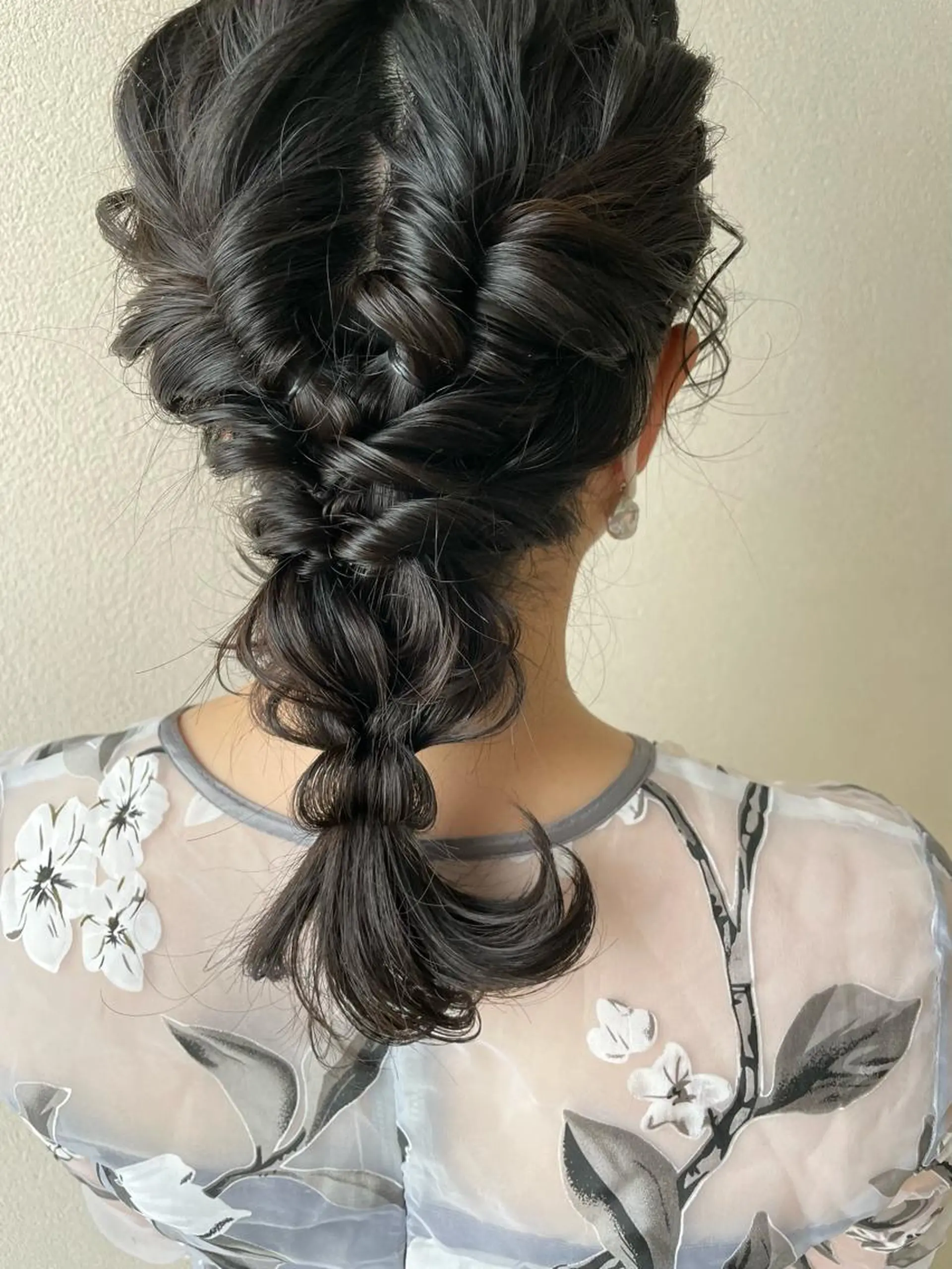 セミロング ヘアアレンジ 結婚式・ブライダル ヘアセット 沢田 瞳のヘアスタイル