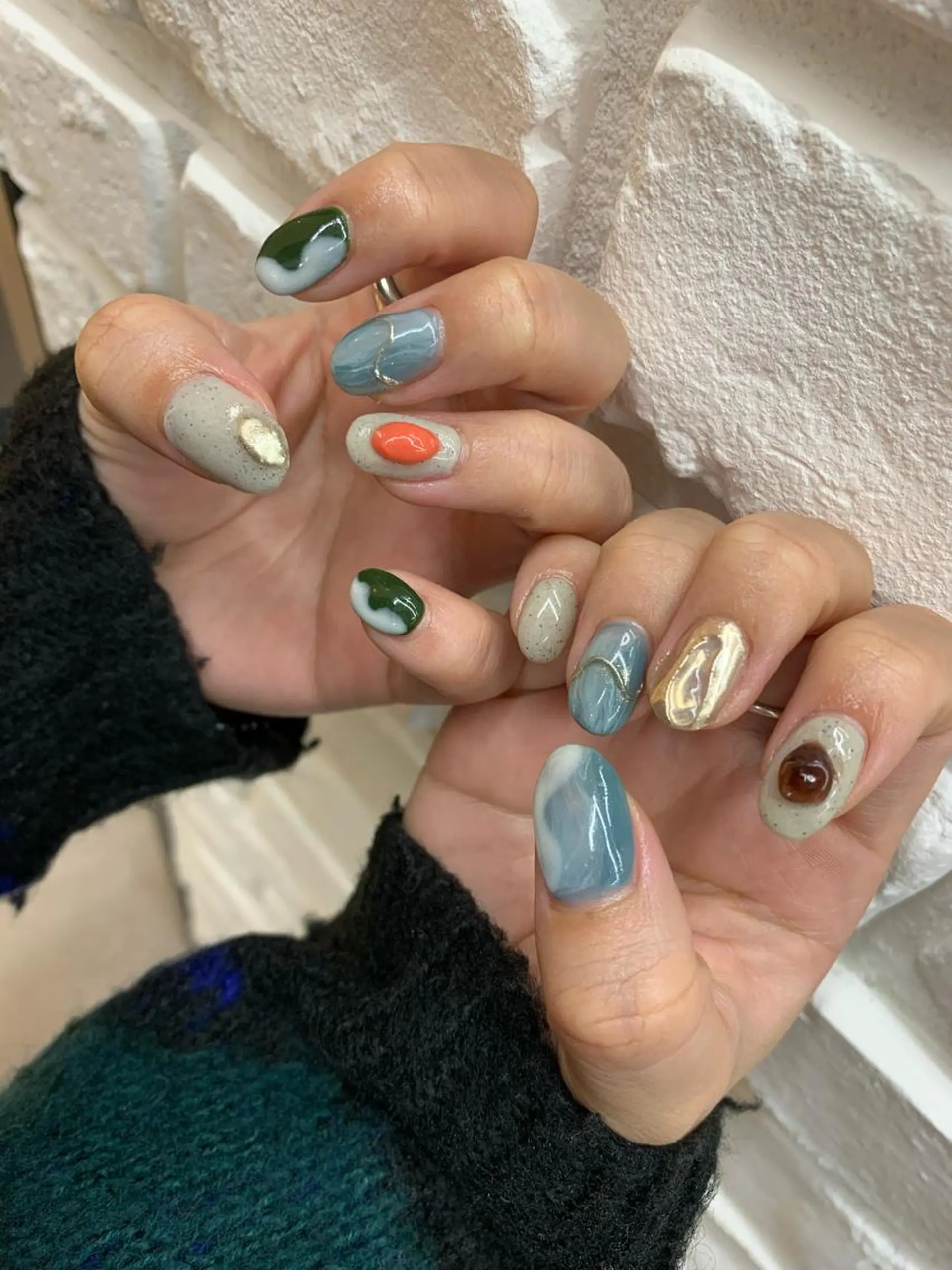 ネイル 持ち込み マキノ ユイのネイルデザイン