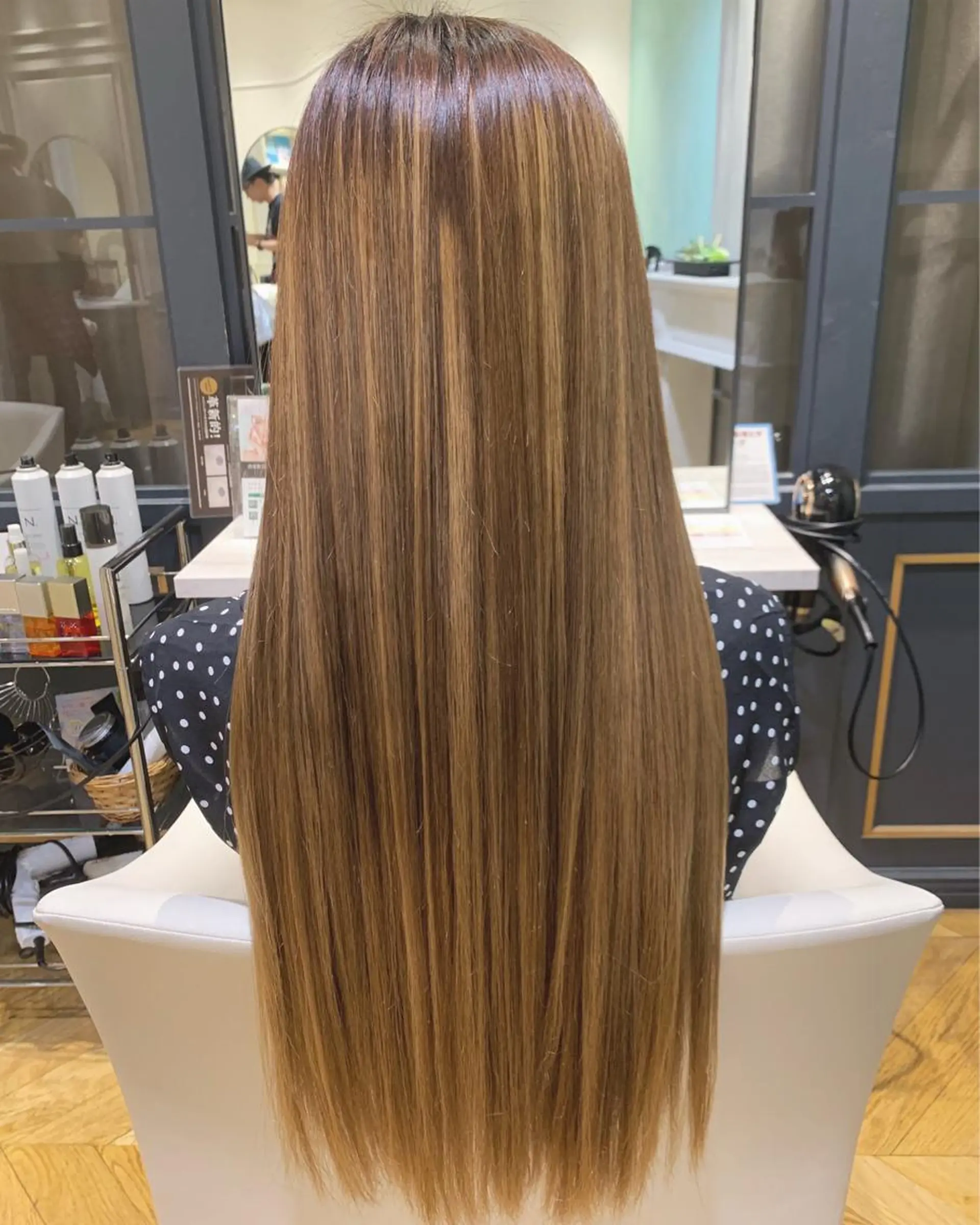 ロング カラー カット 縮毛矯正 髪質改善支持率 No. 1✨mayuのヘアスタイル