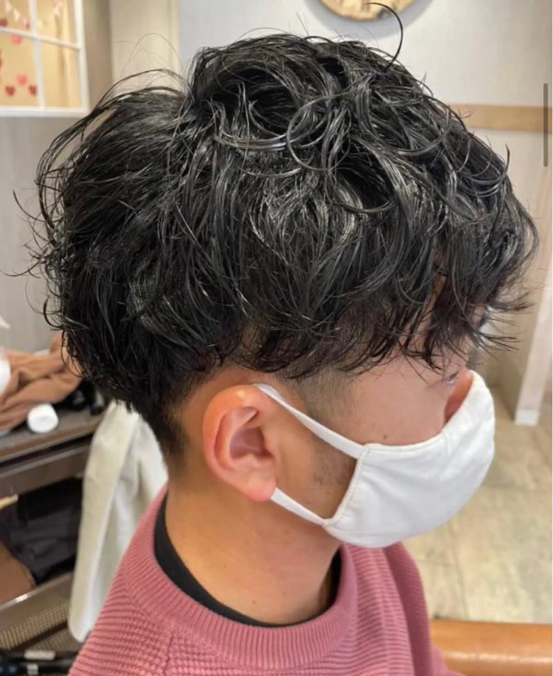 パーマ メンズ 大島 瑞穂　ビズヘアーのマツエク・マツパデザイン