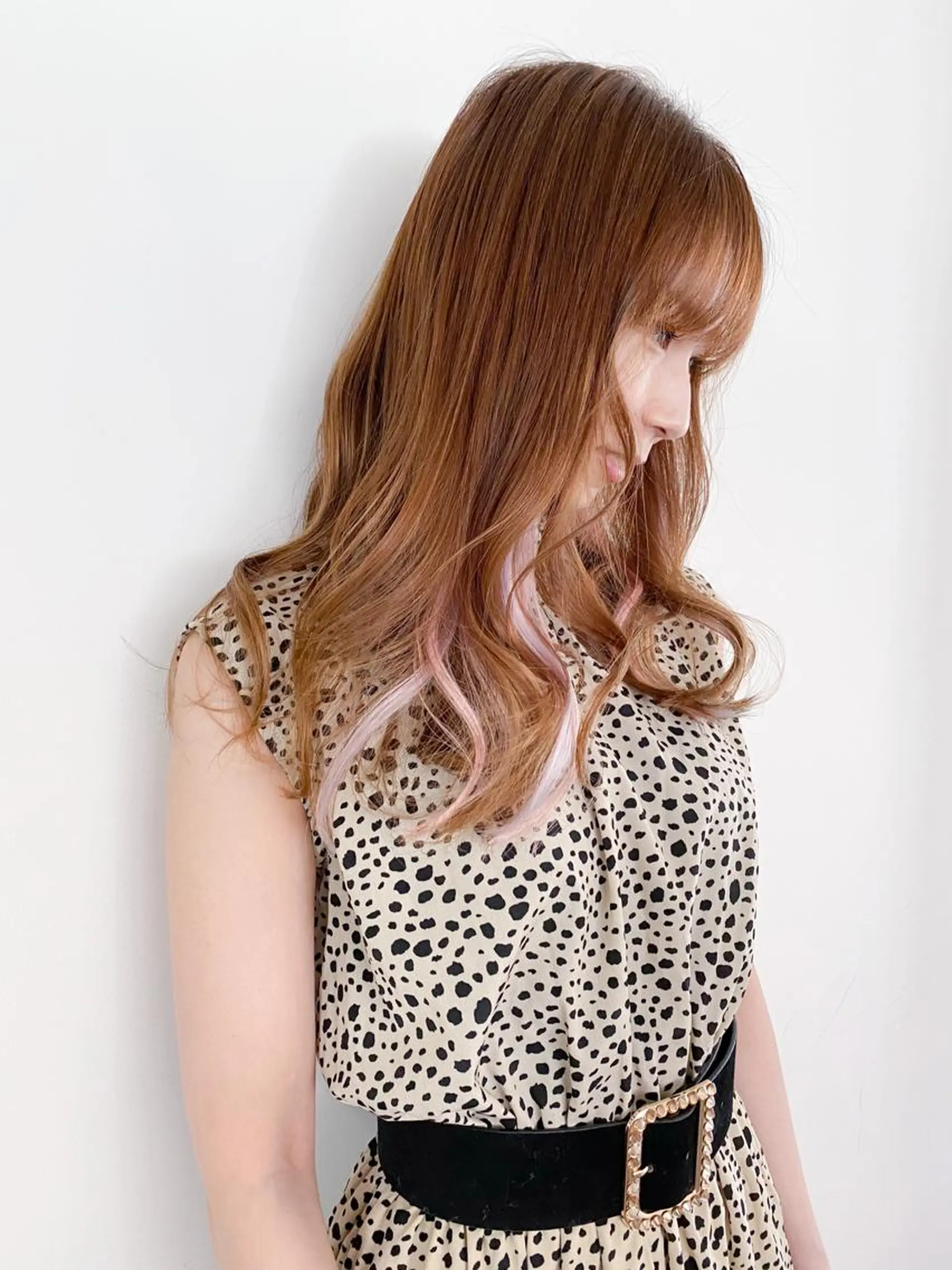 セミロング エクステ カット エクステ 横浜🍒ルーツカラー エクステ／RIEのヘアスタイル