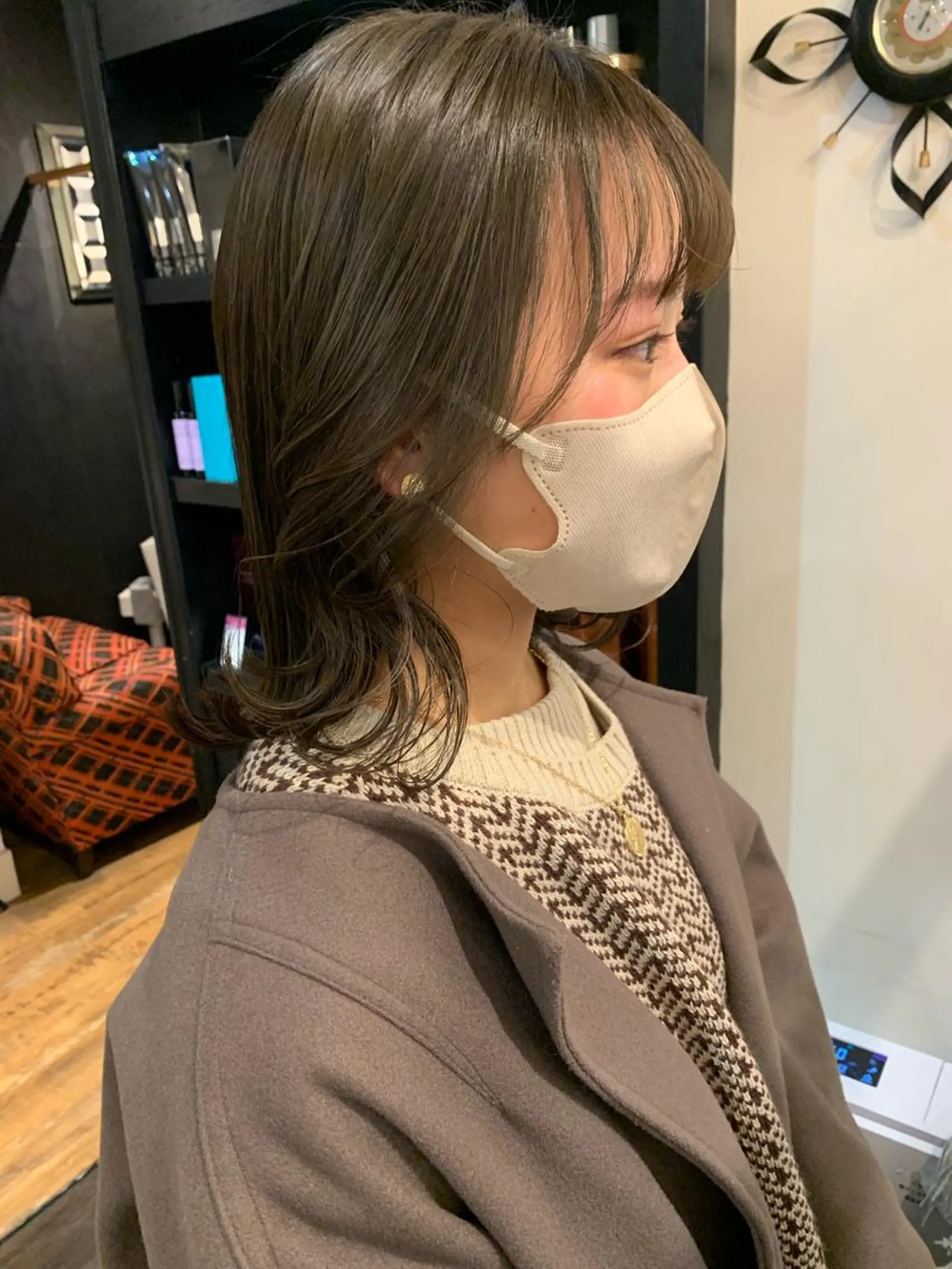 ミディアム 米川 沙妃のヘアスタイル