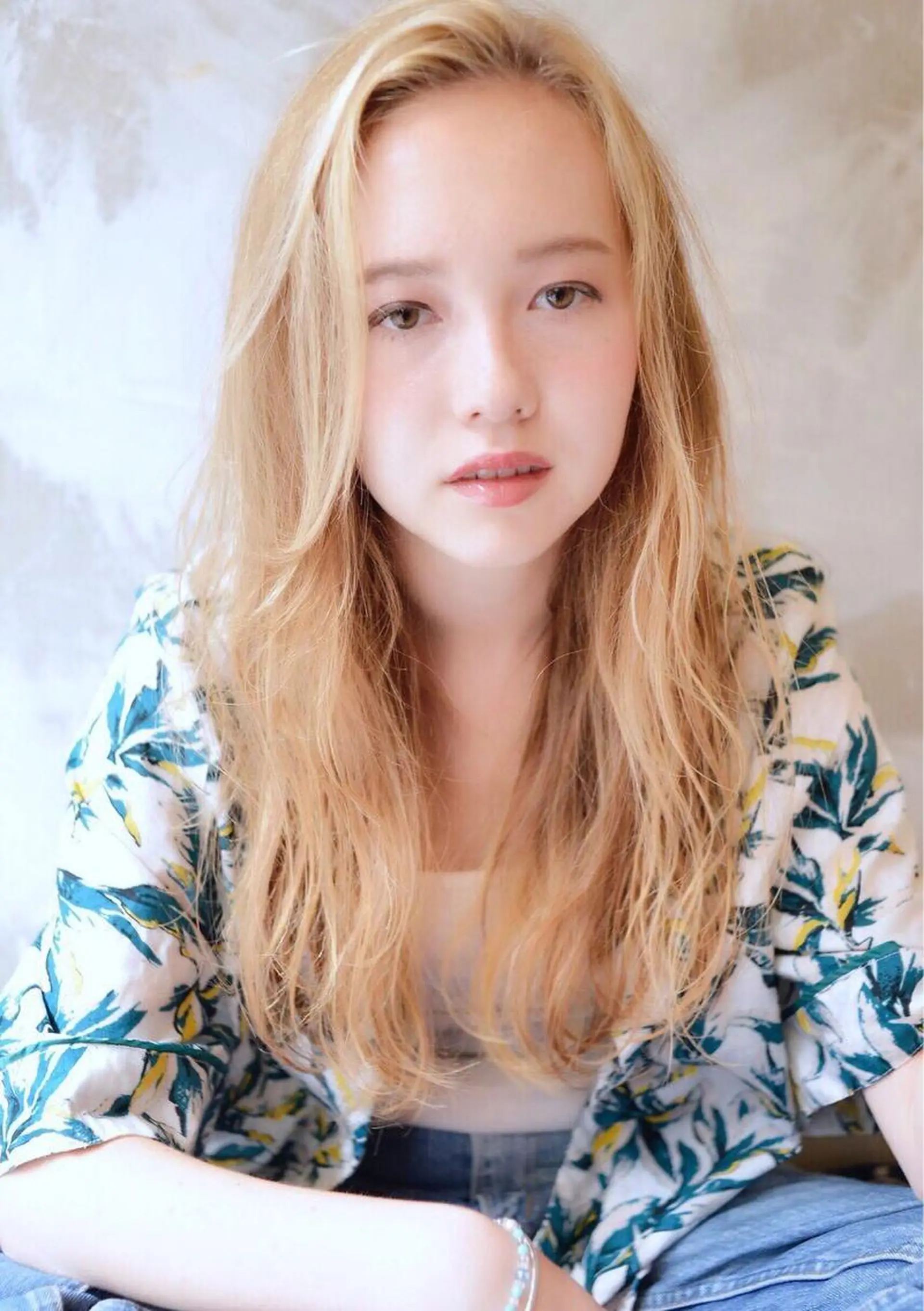 ロング カラー パーマ ヘアアレンジ メンズ キッズ ネイル マツエク・マツパ メンズブリーチ メンズハイトーン ベージュカラー ブリーチ ブロンド 🌈デザインヘア職人 Kaede🌈のヘアスタイル