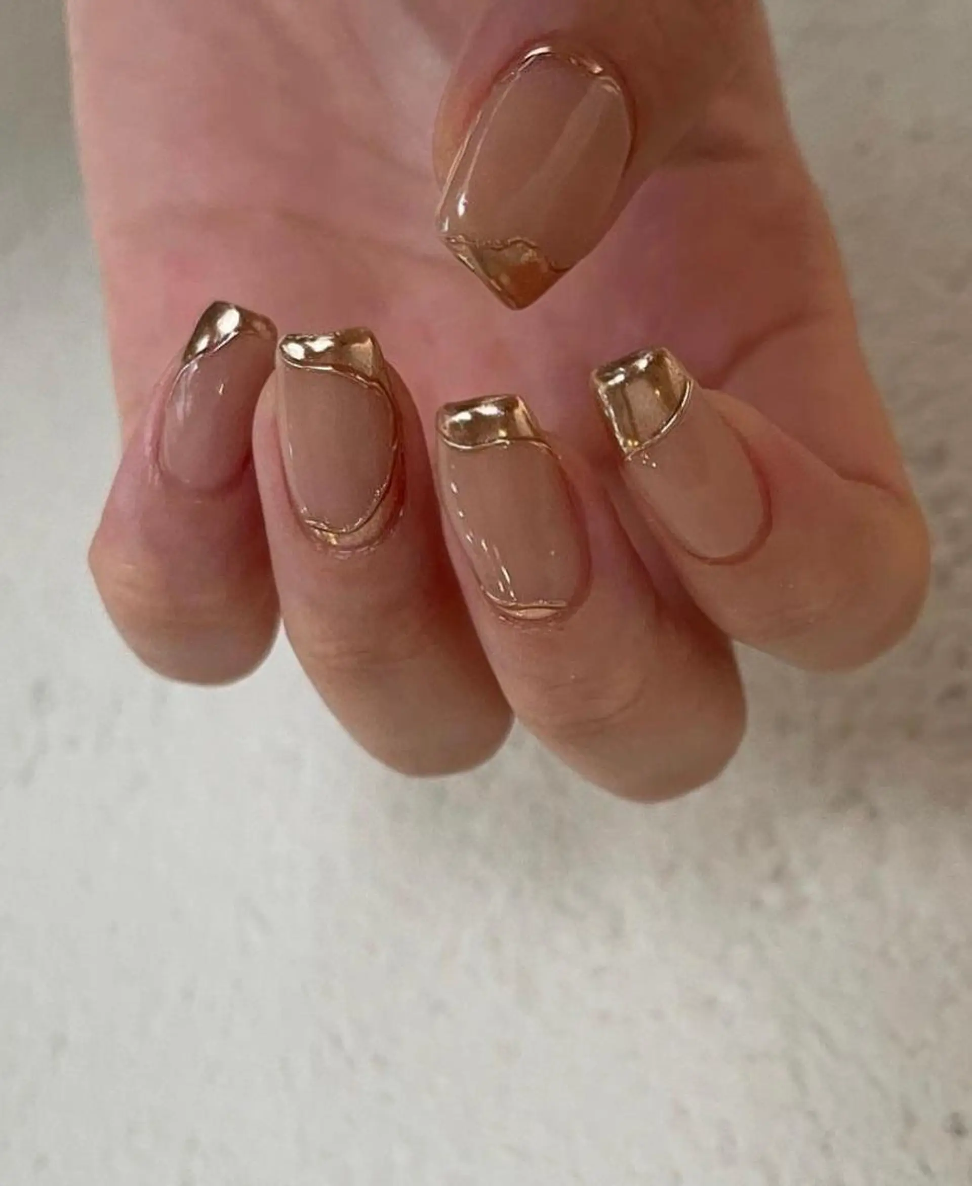 ネイル フレンチネイル ニュアンスネイル ハンドネイル ハンドケア Atelier Ariのネイルデザイン