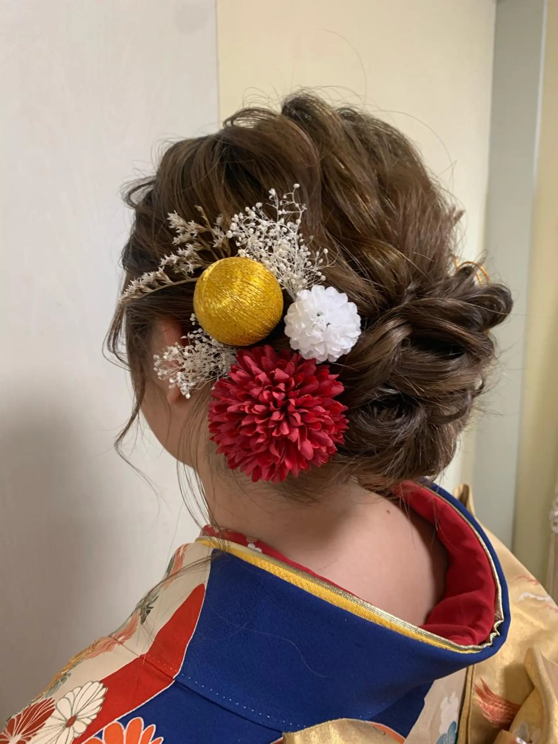 セミロング ヘアアレンジ タニモト ユイのヘアスタイル