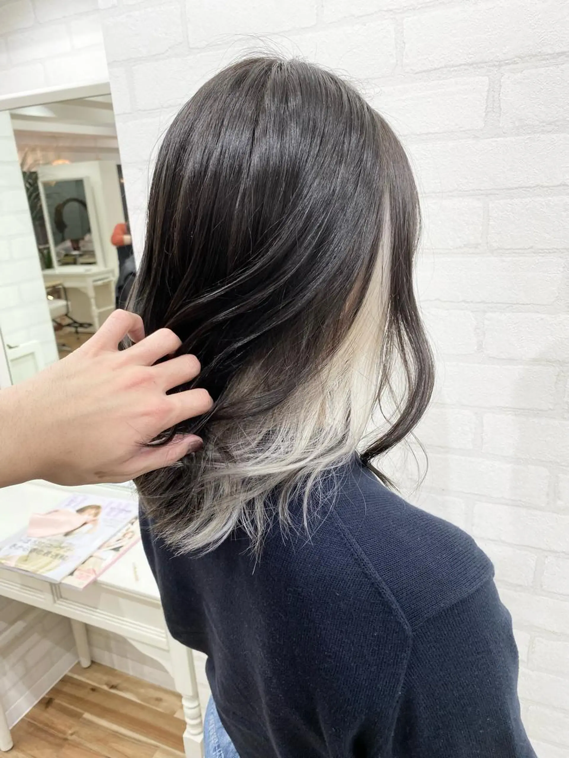 ミディアム カラー ヘアアレンジ 久米 治仁のヘアスタイル