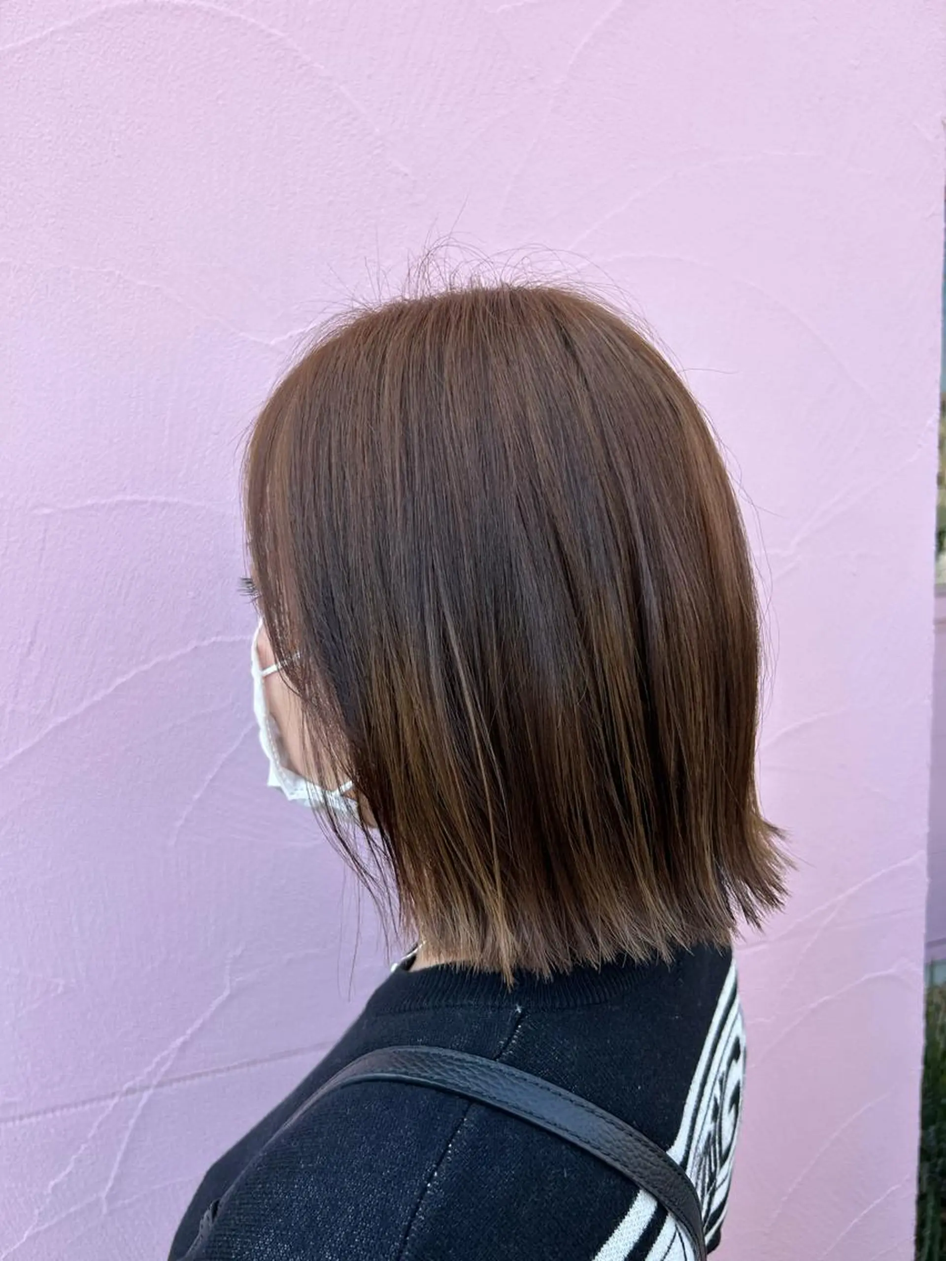 ミディアム カラー バレイヤージュ ブリーチ ケアブリーチ 透明感カラー デザインカラー ヘアカラー トリートメント 💙ルル💙 ハイトーン/レイヤーのヘアスタイル