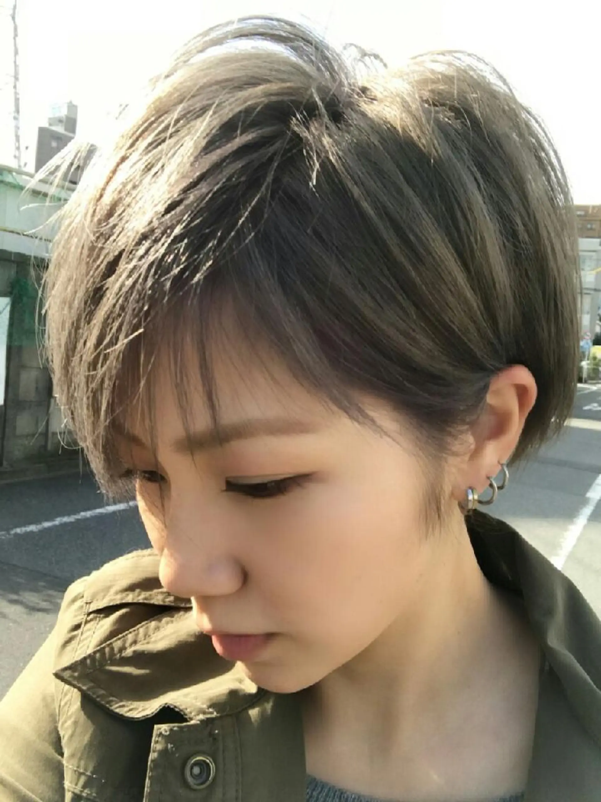 ショート カラー ブリーチ ヘアカラー トリートメント 畑中秀平💛艶髪💜 Babylon 代表のヘアスタイル
