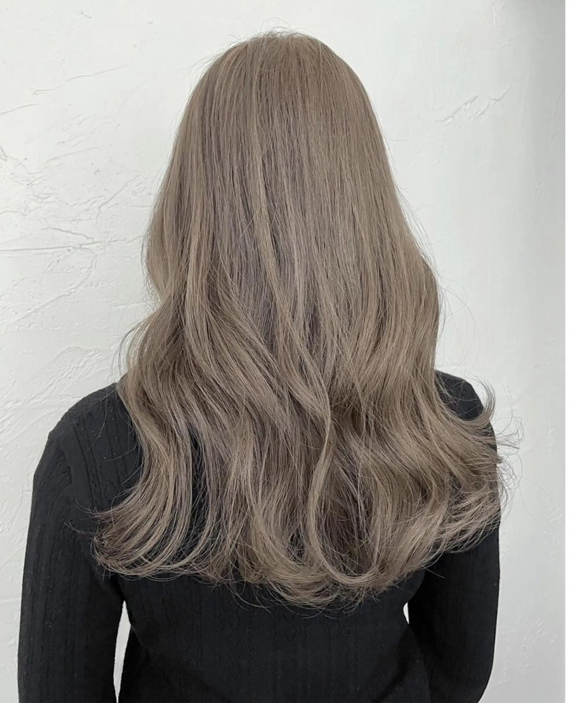 ロング カラー ウルフカットマスター みつきのヘアスタイル