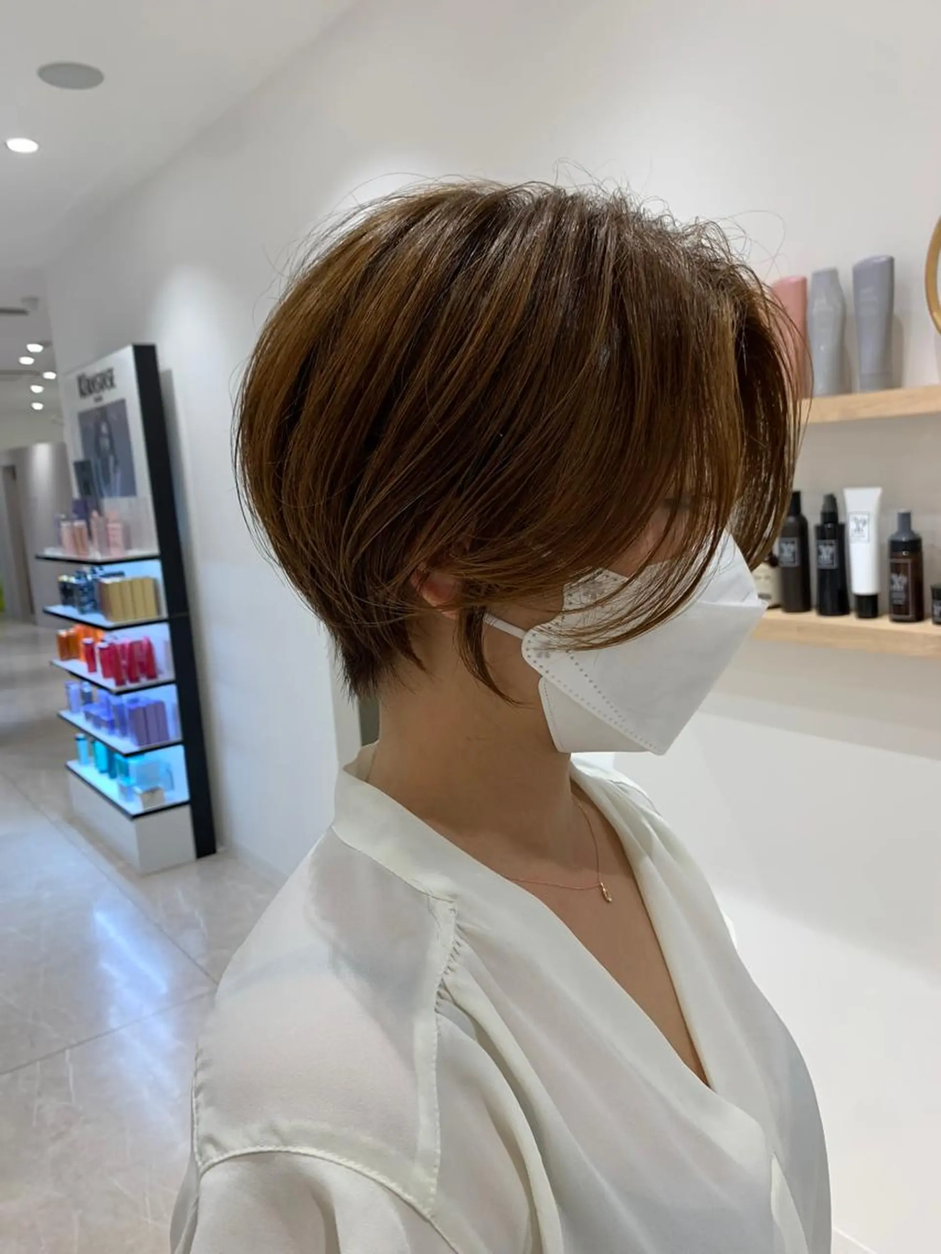 ショート 韓国風/顔周りカット /髪質改善RYOTAのヘアスタイル