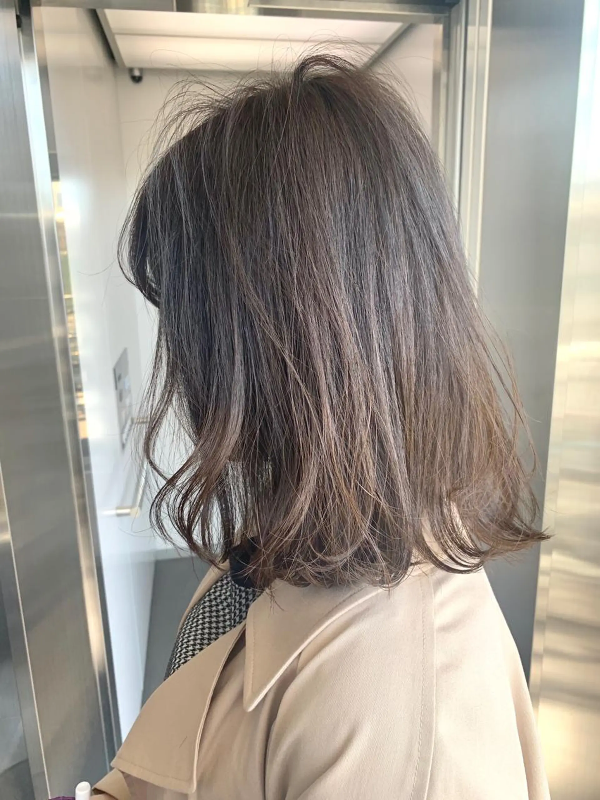 ミディアム カラー カット ヘアカラー トリートメント メンズヘア/レイヤー /ボブ山内春輝のヘアスタイル