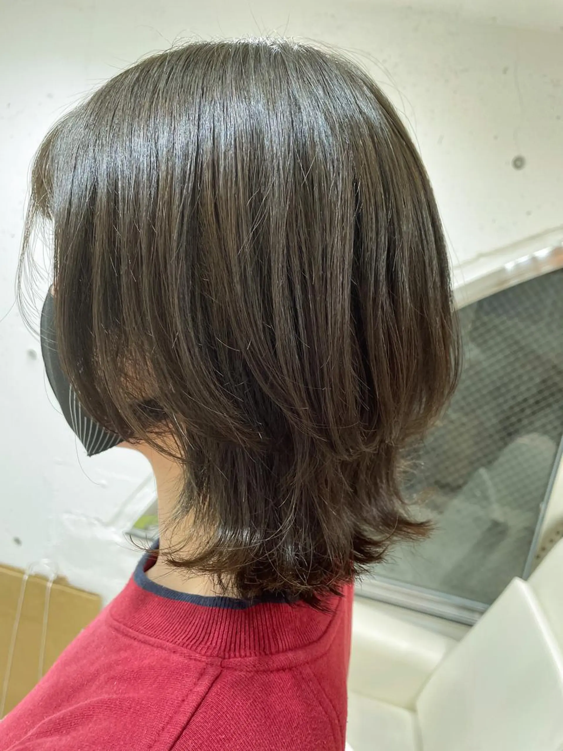 ミディアム カラー カラーが上手い 辻悠月のヘアスタイル