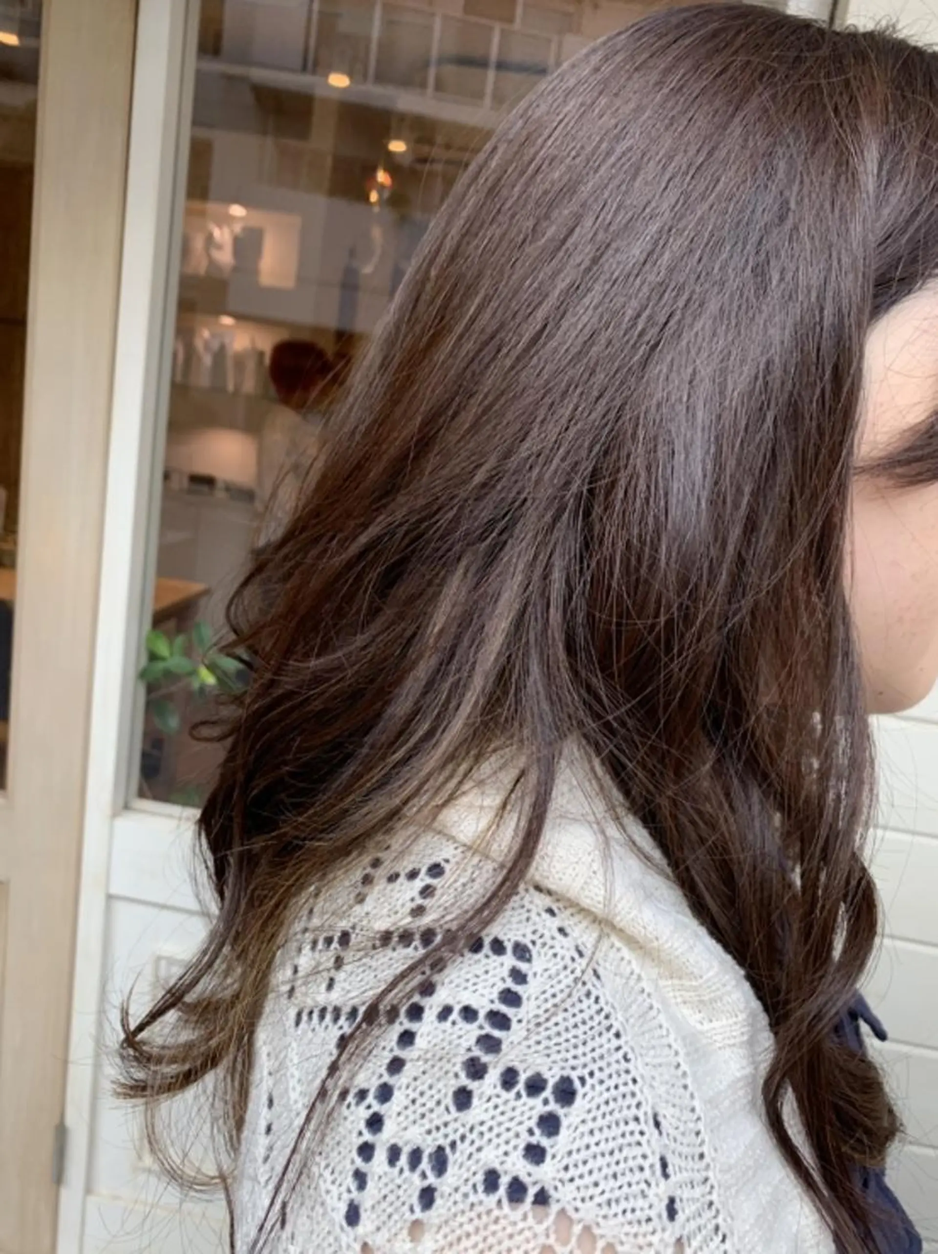 セミロング カラー 木村 昇のヘアスタイル