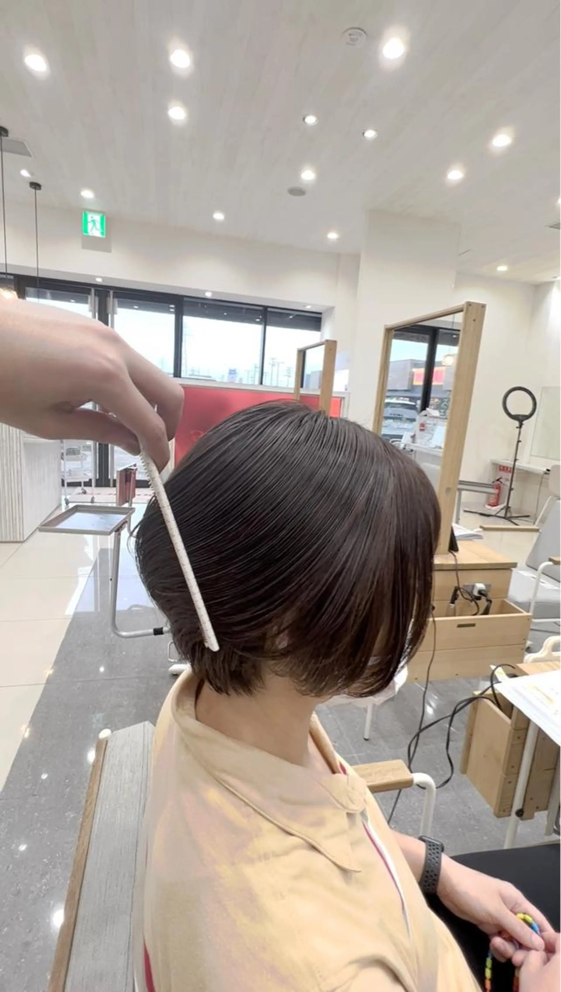 ショート カラー ヘアカラー 太白区/白髪ぼかし ハイライト/千葉達人のヘアスタイル