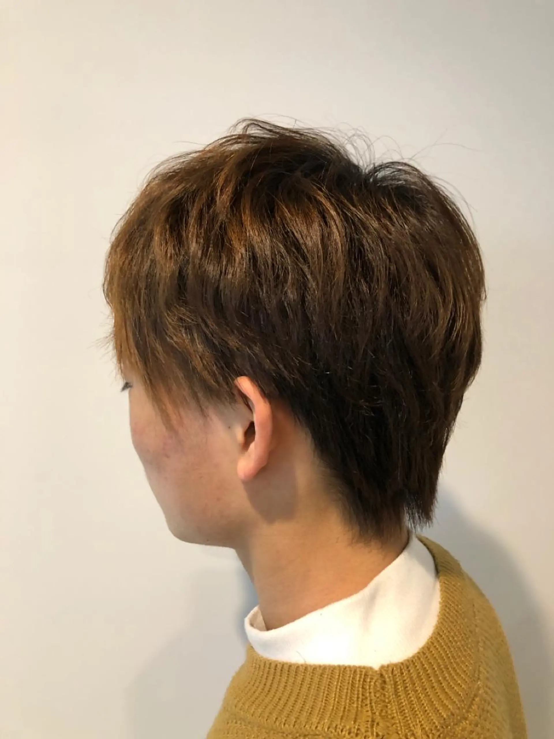 ショート パーマ メンズ カット パーマ hair care ACRO店長　谷のヘアスタイル