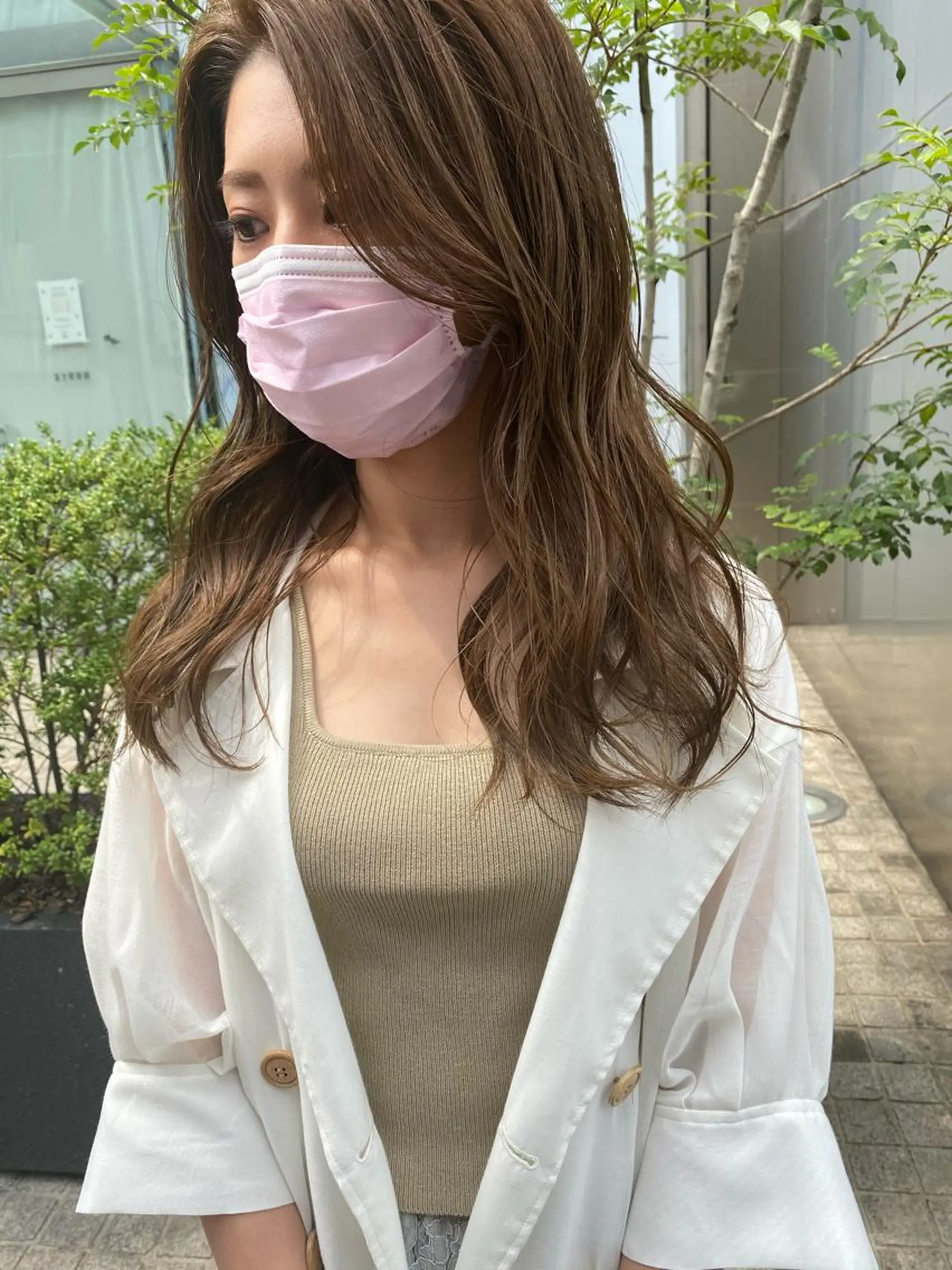 セミロング カラー パーマ ヘアアレンジ メンズ キッズ ネイル マツエク・マツパ 🫧umu.🫧韓国 /レイヤー/ハッシュのヘアスタイル