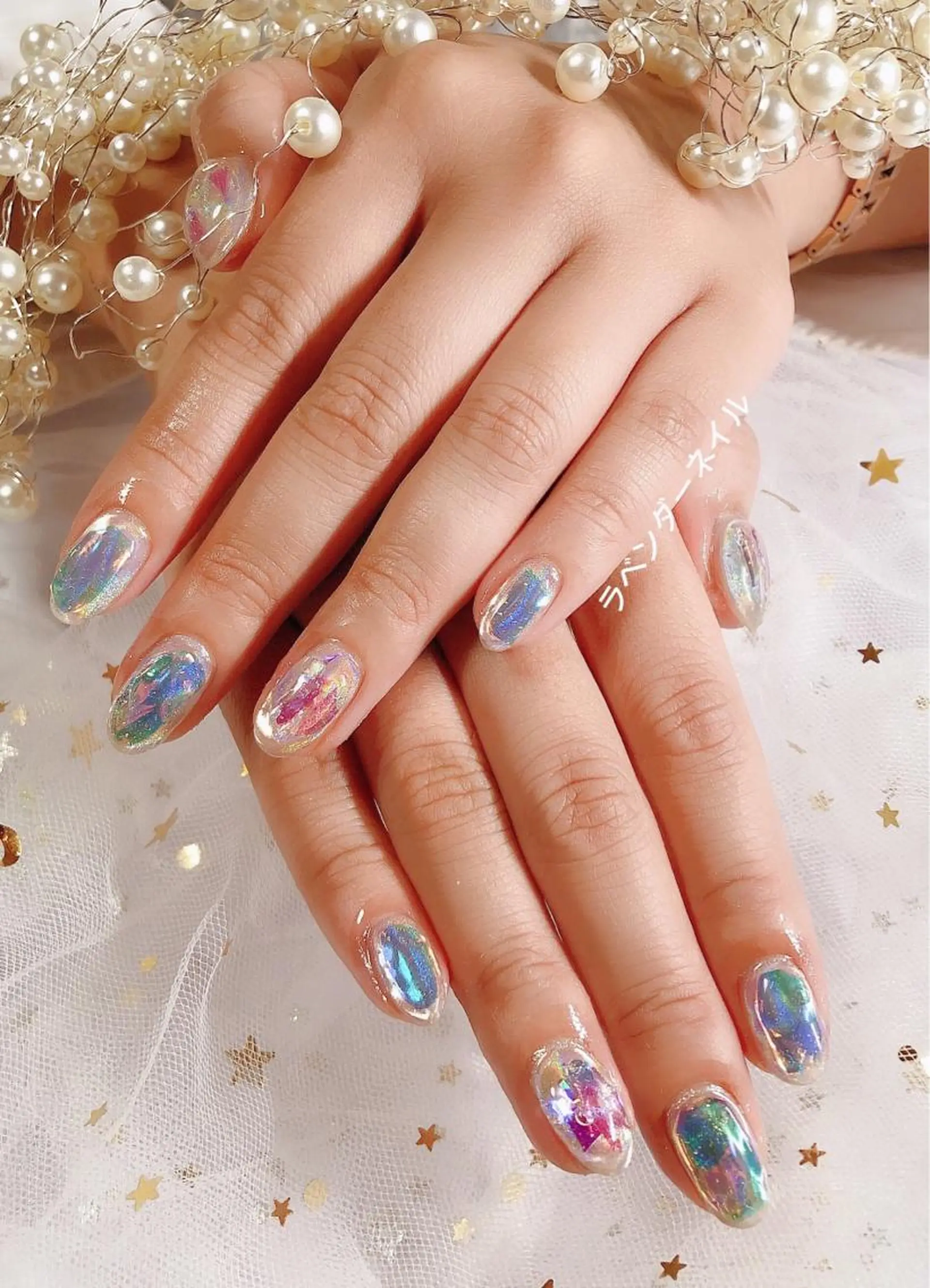 ネイル ラベンダー💖日暮里 ルル💖ネイルのネイルデザイン