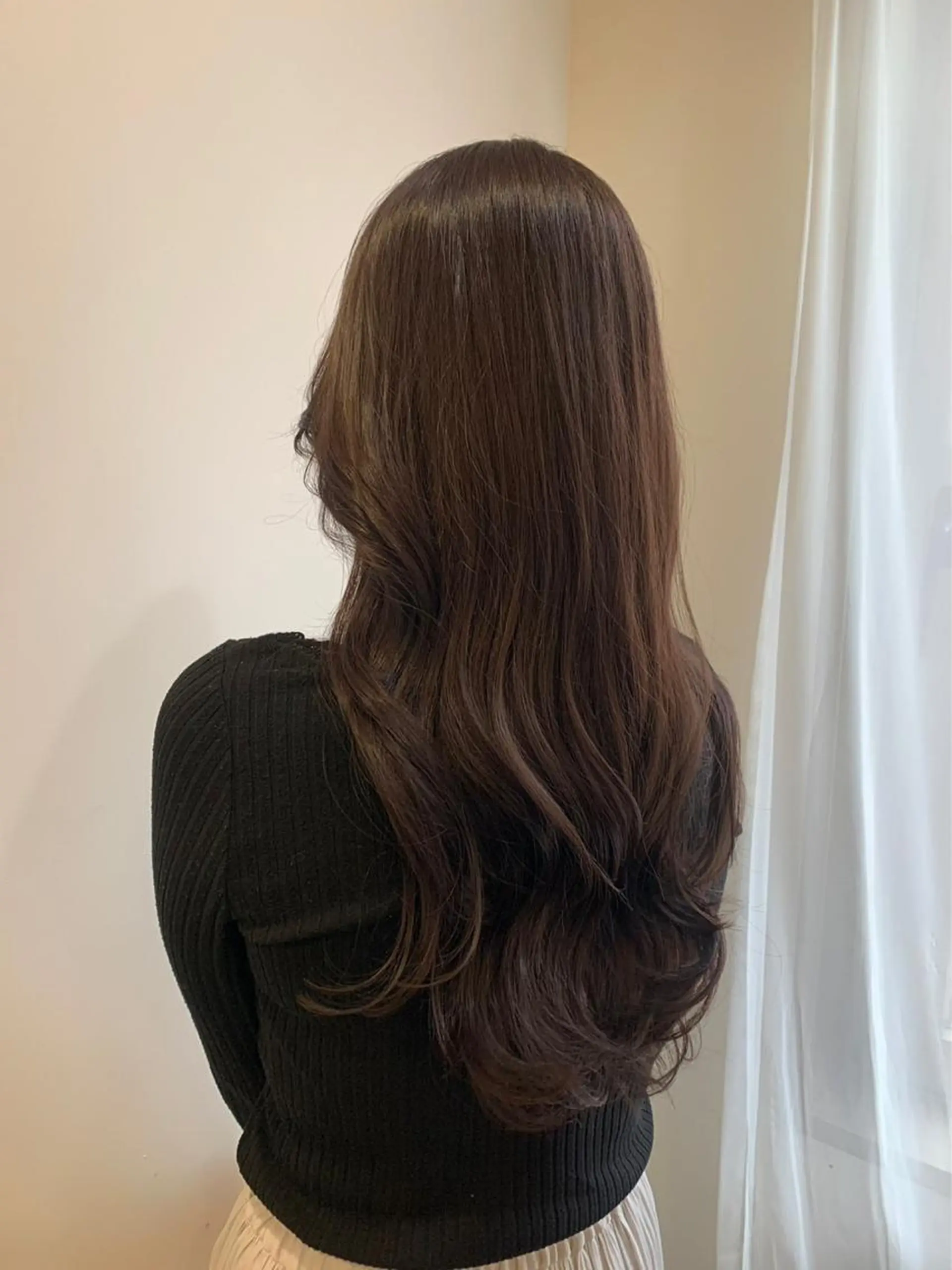 ロング カラー 小澤 一稀のヘアスタイル