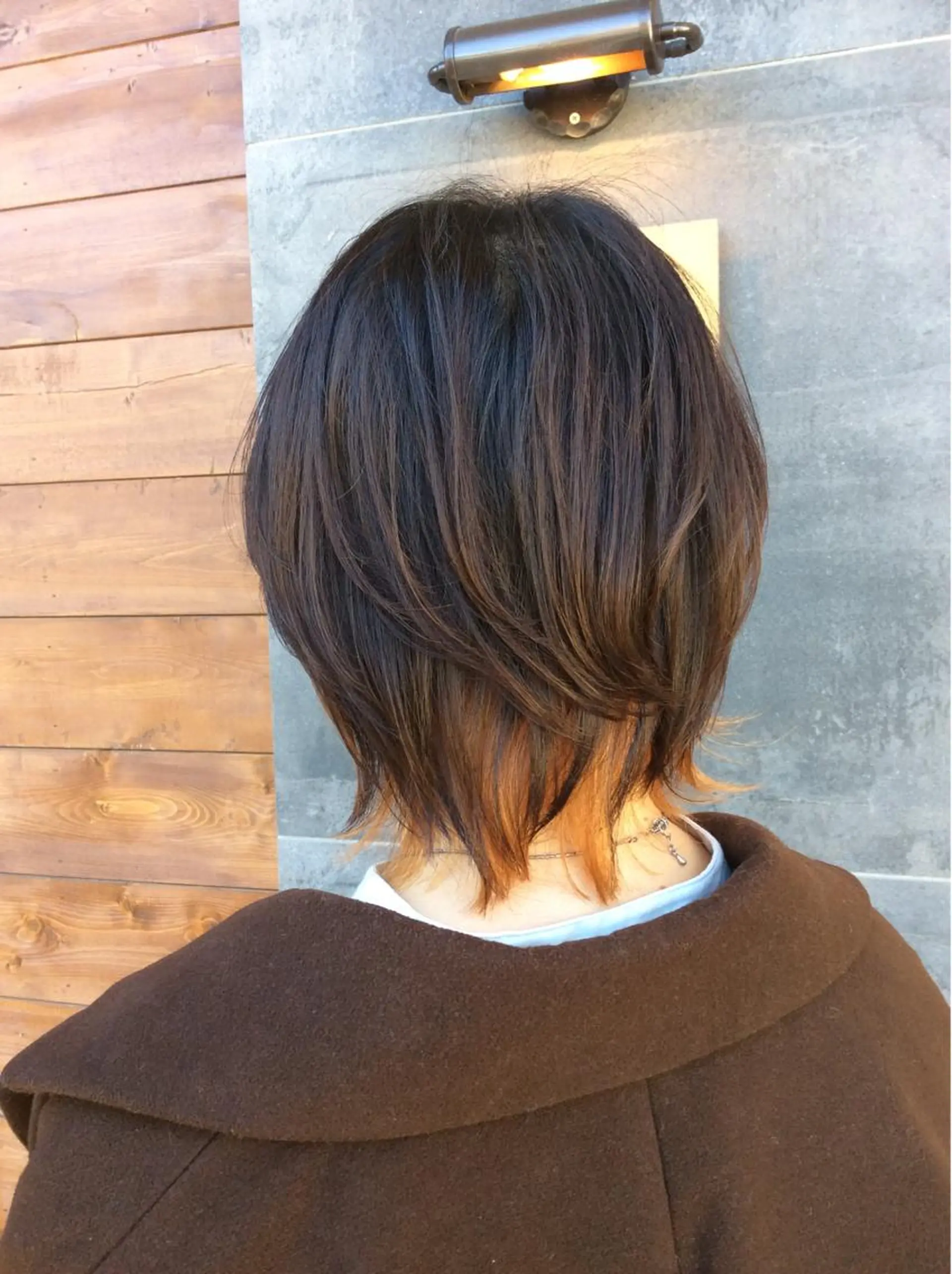 ショート カラー ブリーチ インナーカラー レイヤーカット 松井 竜輝のヘアスタイル