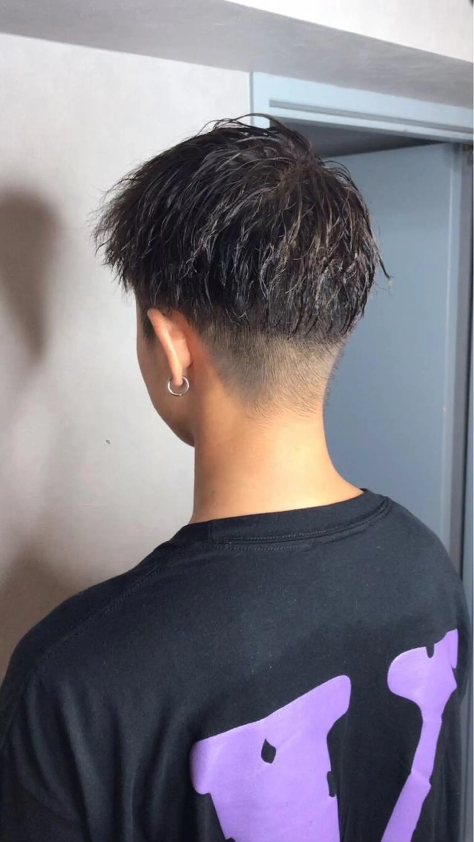 ショート パーマ メンズ メンズパーマ カット L’atelier BROCANTE (ラトリエ ブロカント)所属・BROCANTE立川 karasawa.nのヘアスタイル