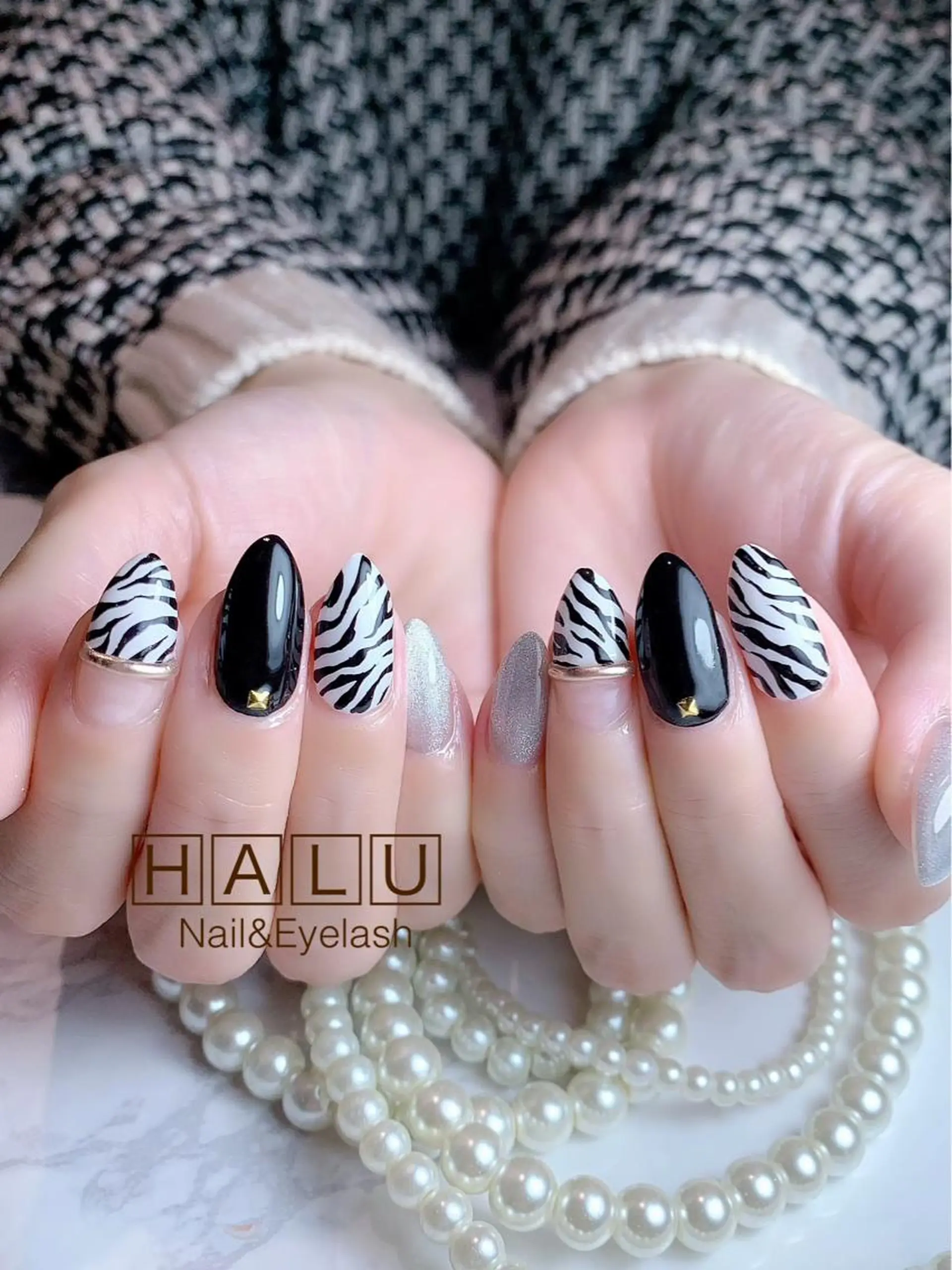 ネイル アニマル柄 HALU ハルのネイルデザイン