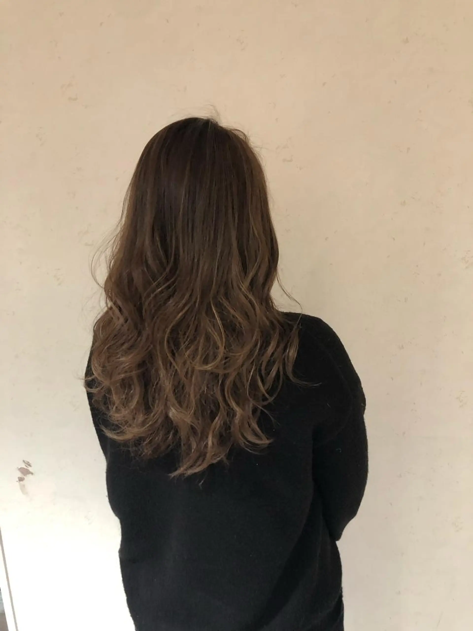 ロング カラー 小島嵩人 縮毛矯正 髪質改善のヘアスタイル