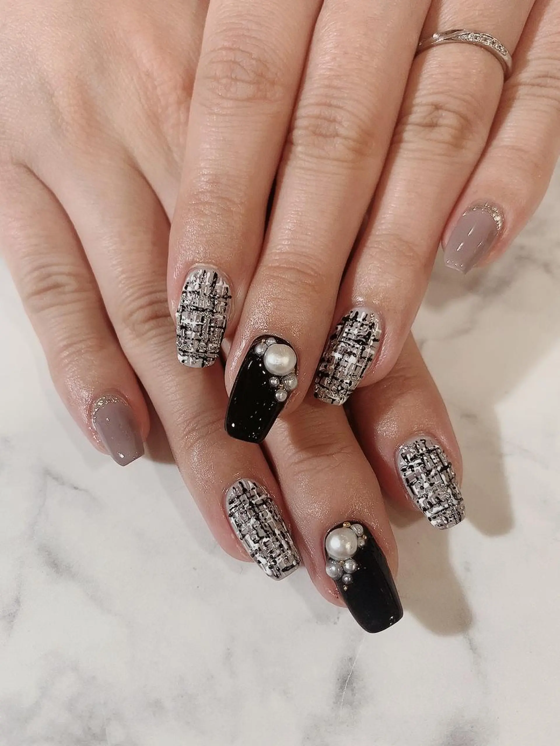 ネイル 冬ネイル 高橋 実和子のマツエク・マツパデザイン