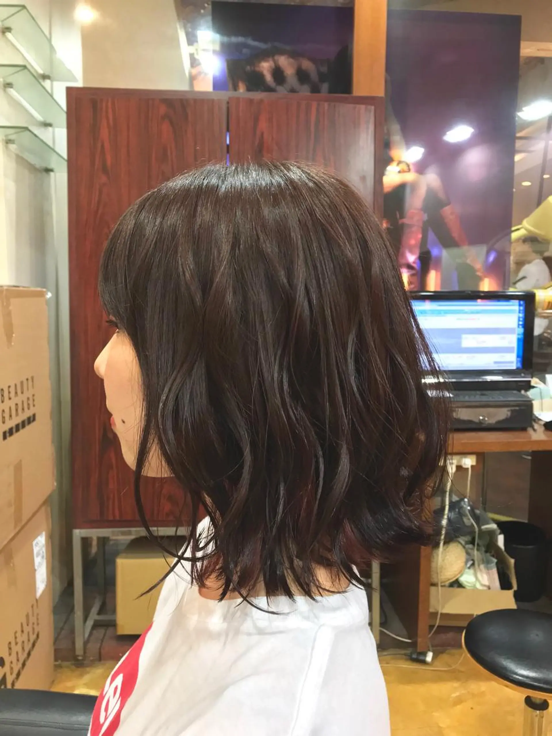 ショート カラー ピンクカラー 韓国レイヤーカット★ 小林大樹のヘアスタイル