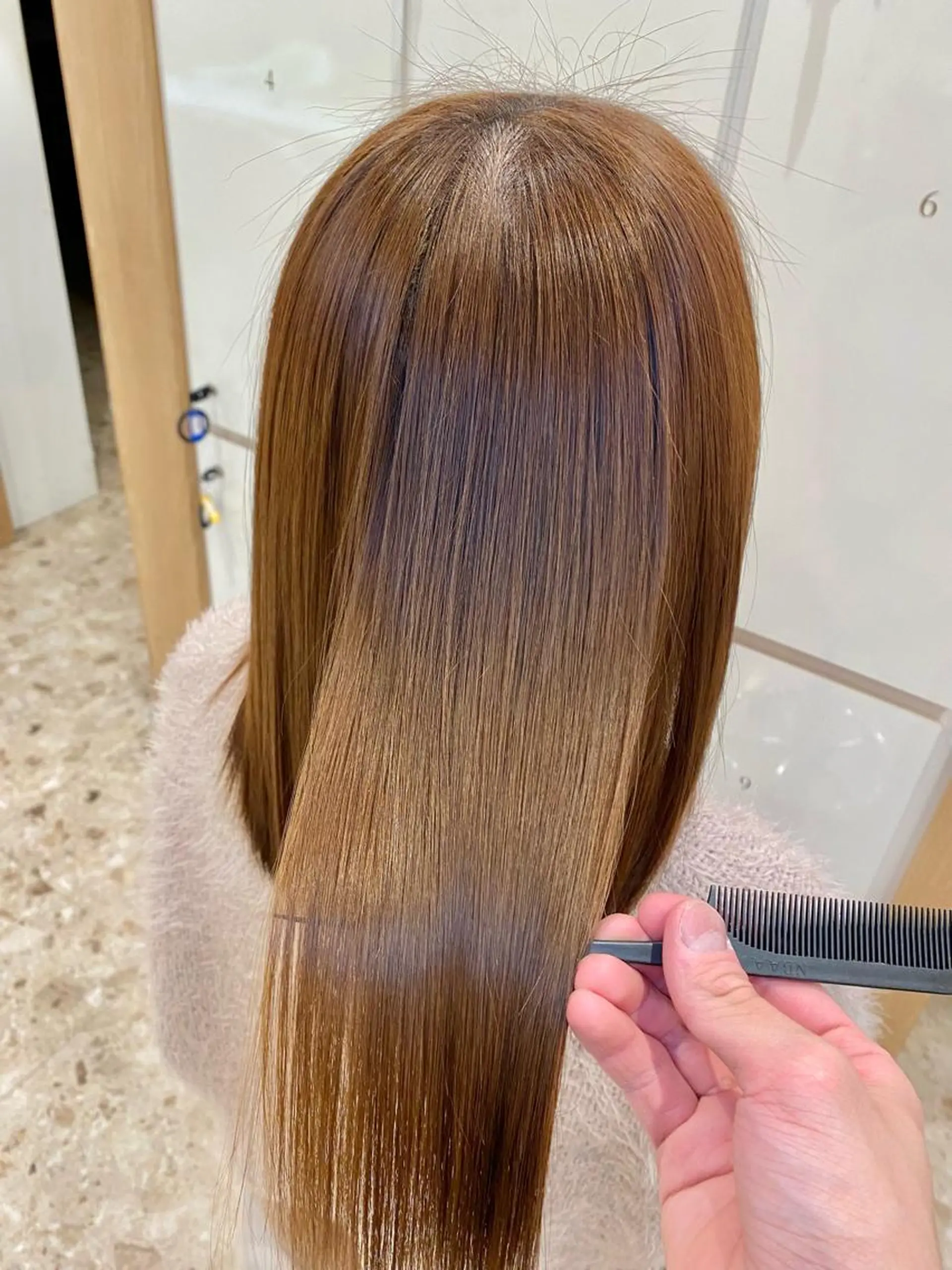 ロング 髪質改善 トリートメント レイヤー/艶カラー /韓国ヘア/高松のヘアスタイル