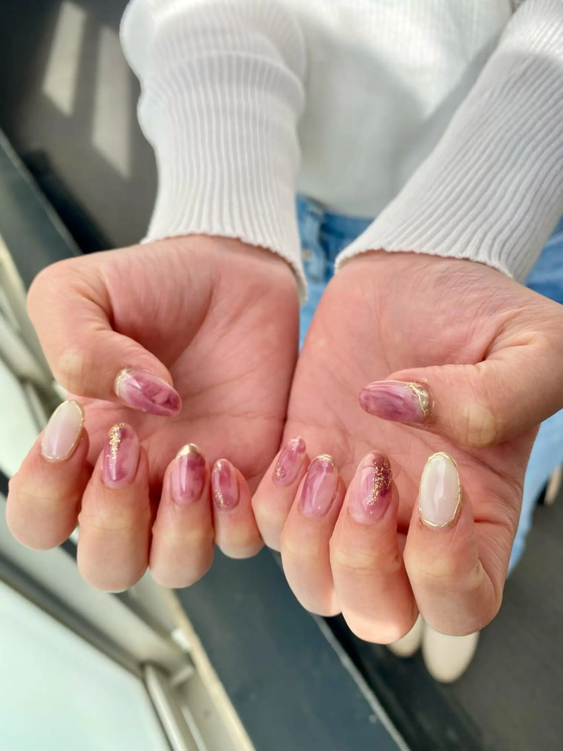 ネイル ニュアンスネイル rui nail 🫧今泉のネイルデザイン