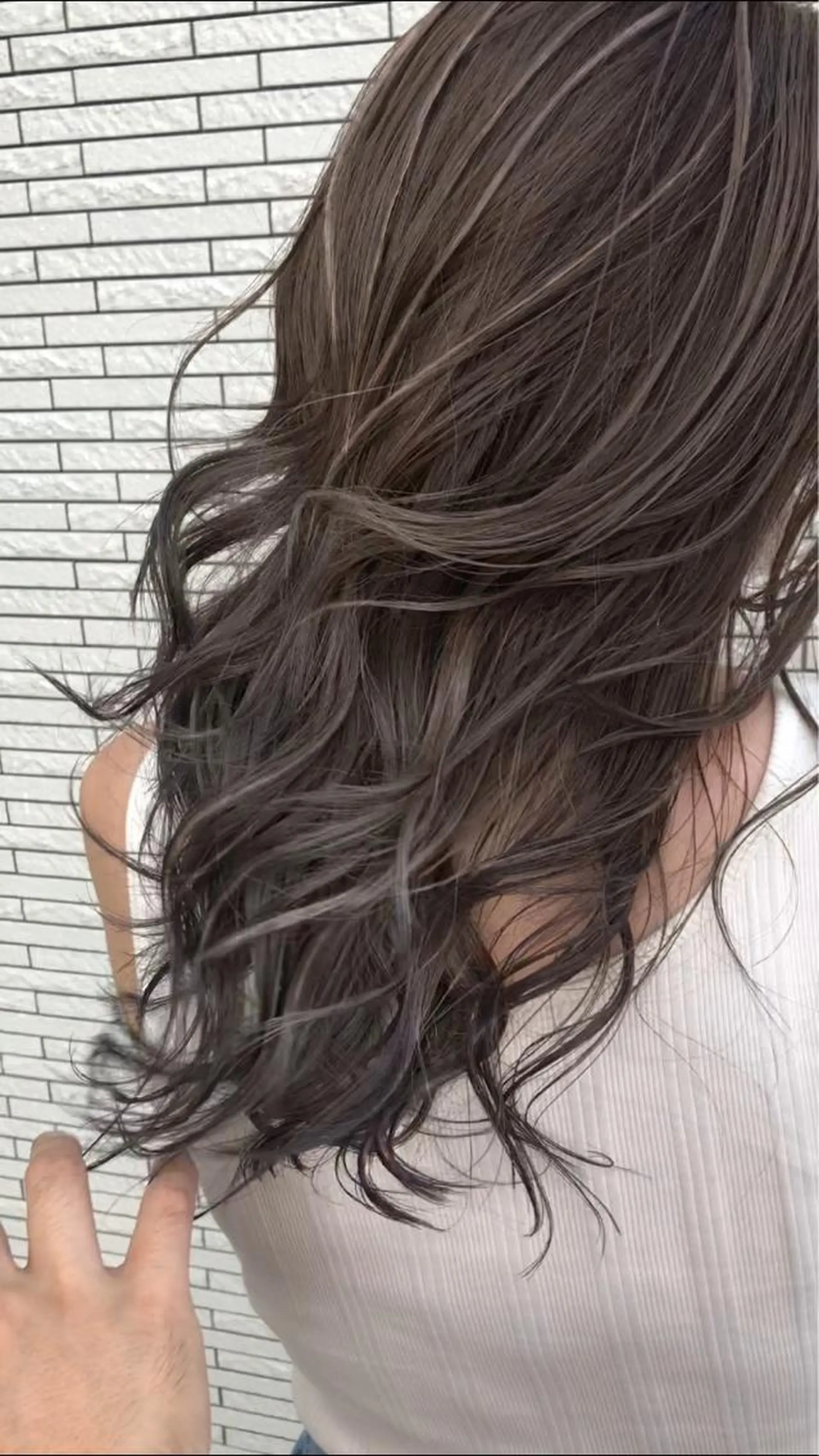 セミロング カラー グラデーションカラー ハイライトカラー ハイライト クドウレイ fifth渋谷のヘアスタイル