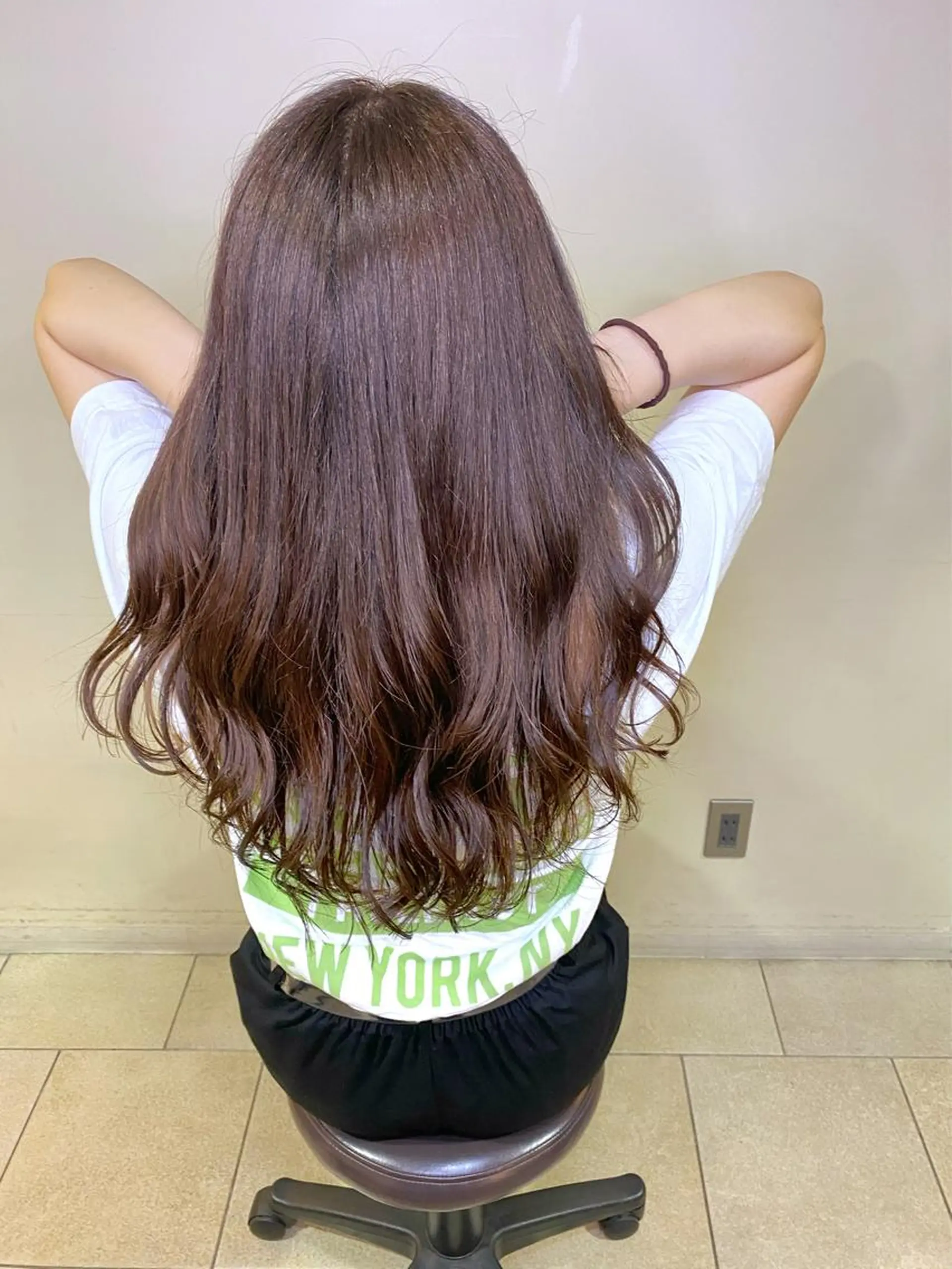 ロング カラー Happiness河原町店所属・進 詩織のヘアスタイル