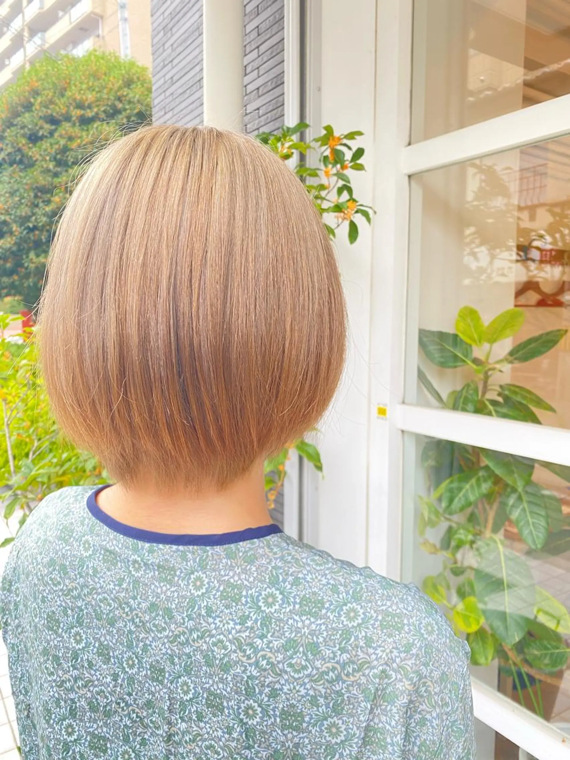 ショート カット ヘアカラー トリートメント わかばやし ゆうこのヘアスタイル