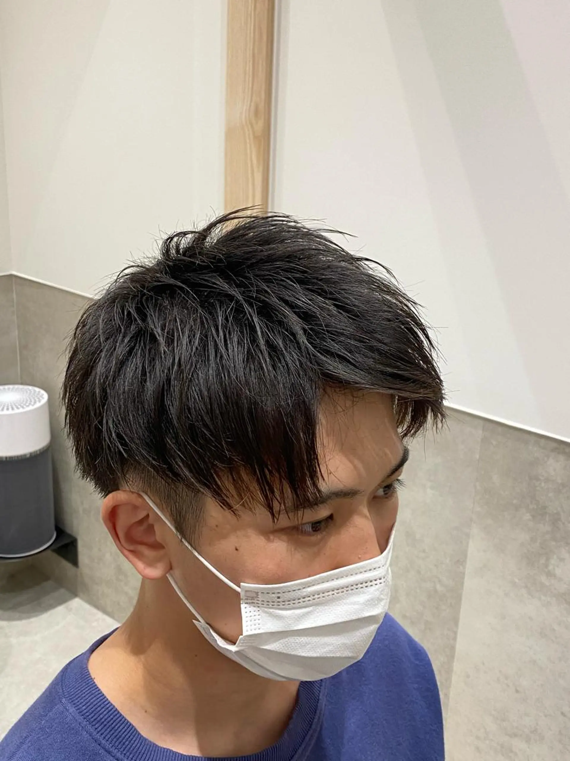 ショート カット パーマ メンズカット/ 沖縄市/村田亮太のヘアスタイル