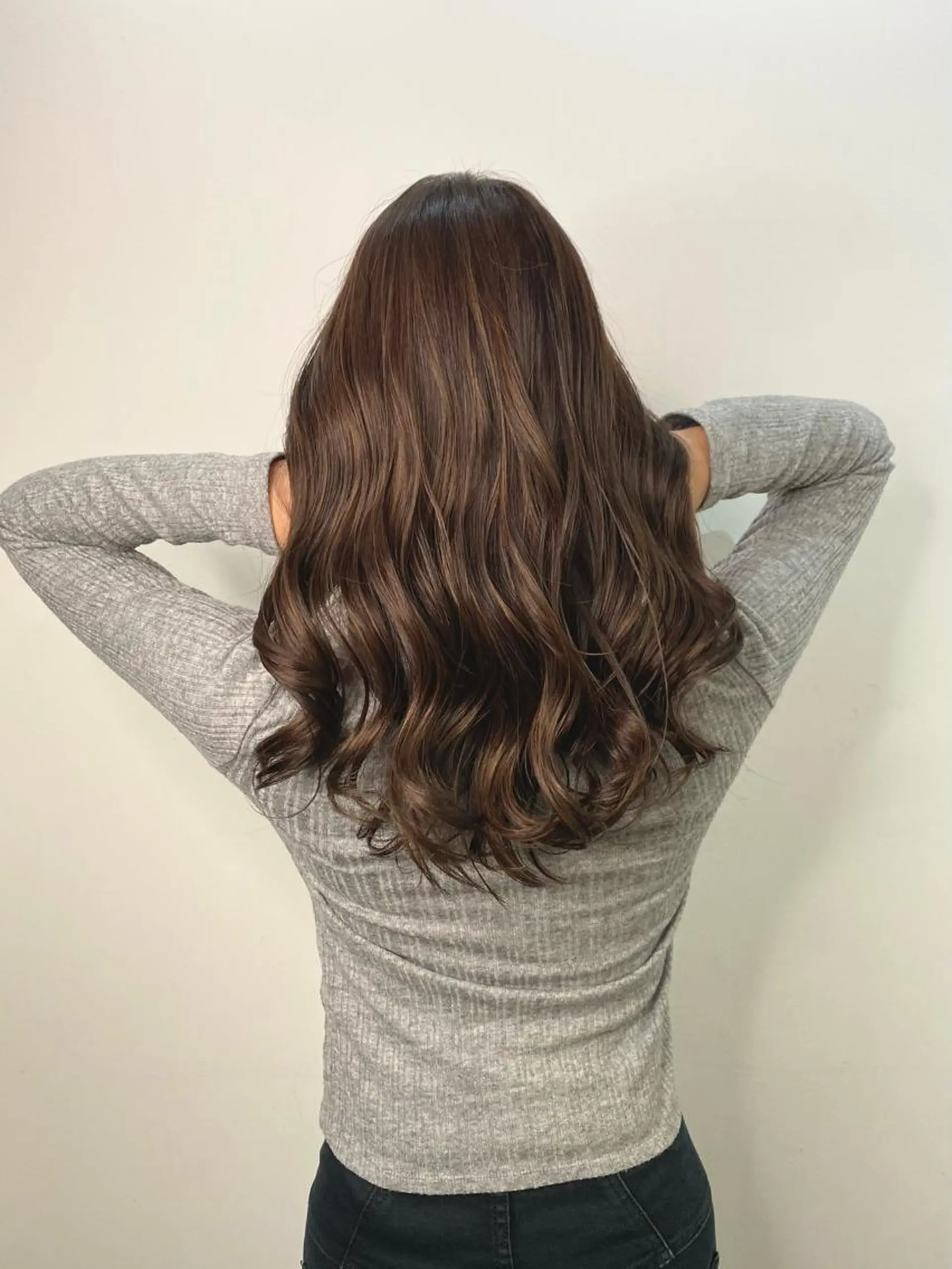 ロング カラー ハイライトカラー ハイライト ヘアカラー トリートメント opus 店長大和 レイヤー/赤み消しのヘアスタイル