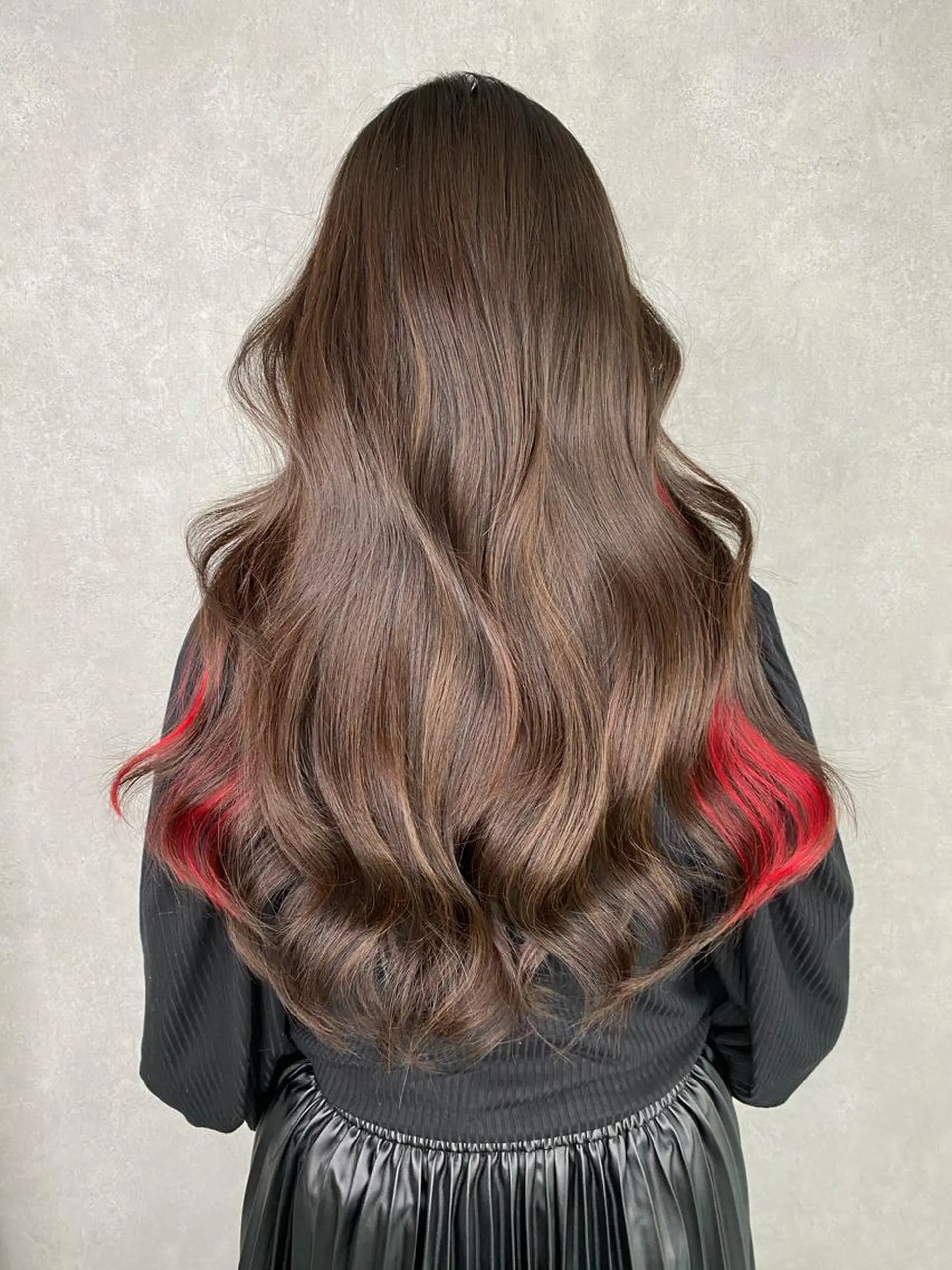 ミディアム 💎馴染むエクステ× 縮毛矯正TOMO💎のヘアスタイル