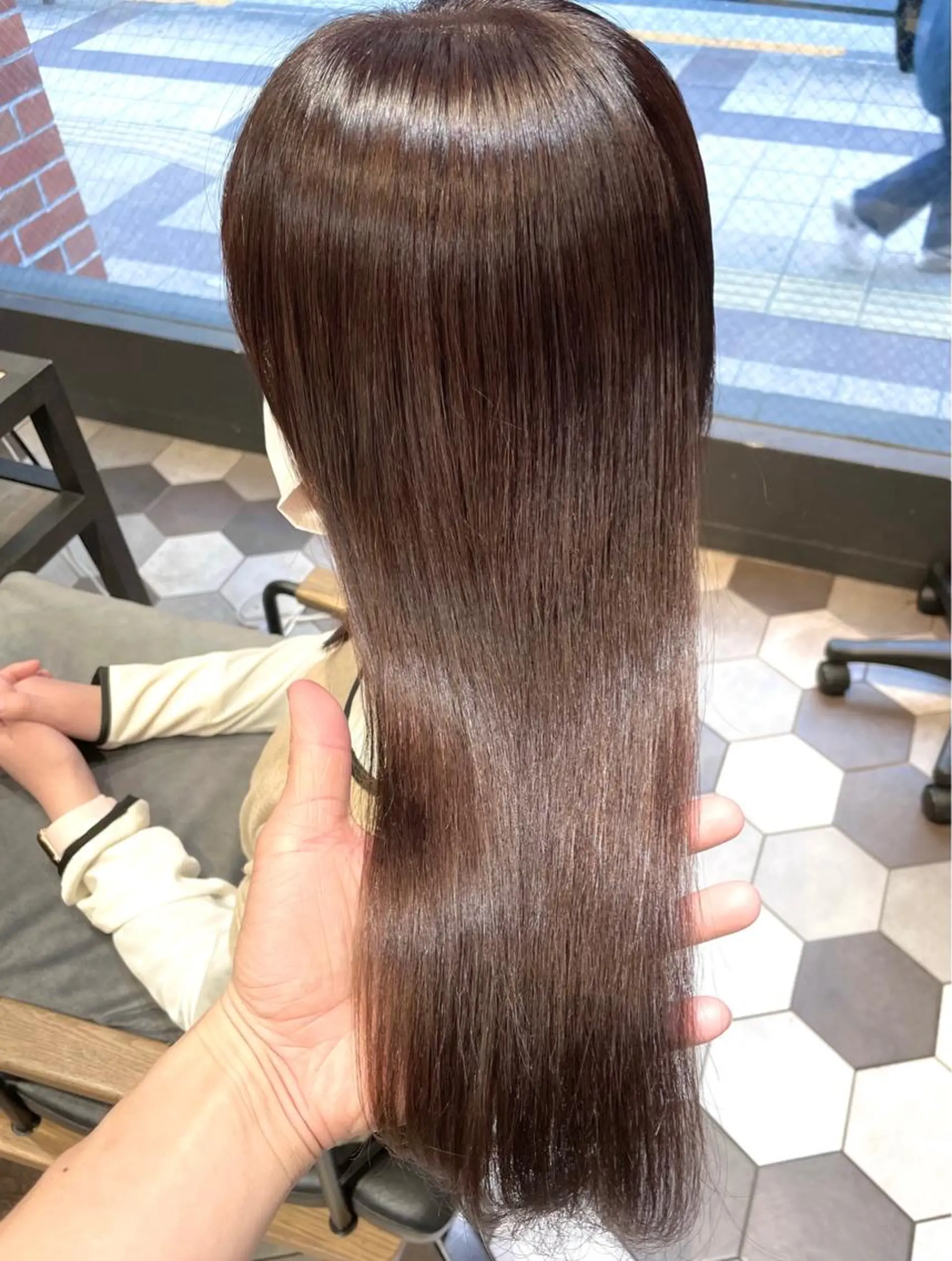 ロング カラー パーマ 髪質改善 縮毛矯正 ストレートパーマ カット ヘアカラー 縮毛矯正 トリートメント 縞田 健一のヘアスタイル