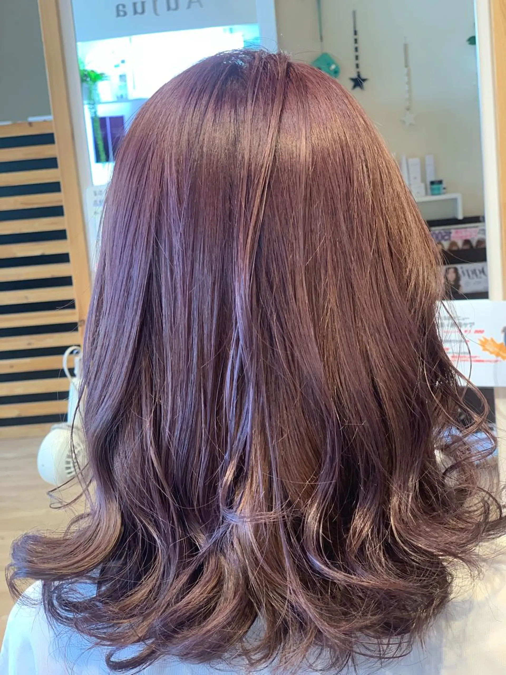 セミロング カラー 関口 友行のヘアスタイル