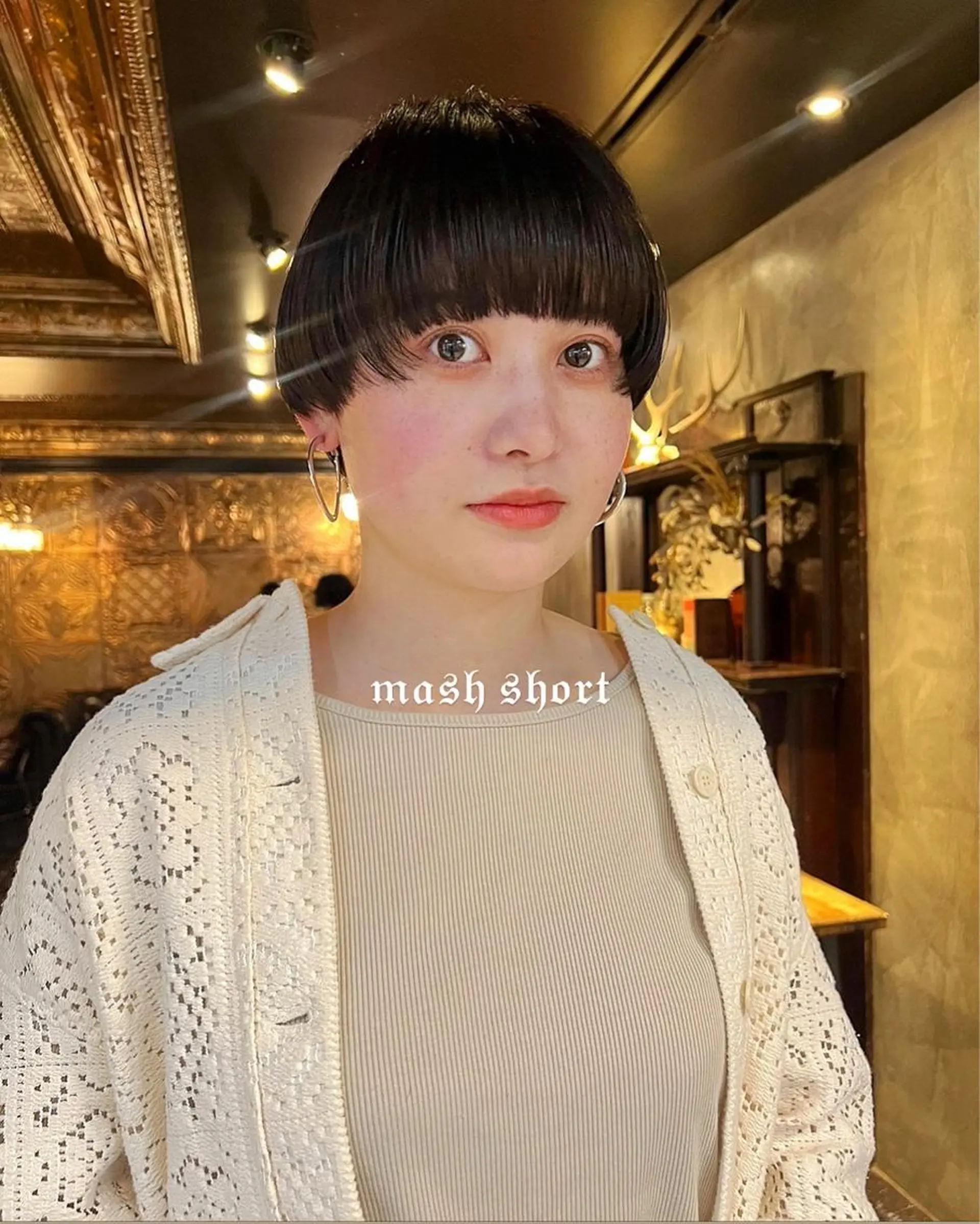 ショート カット haco+所属・圧倒的デザイン力 店長🎨RENAのヘアスタイル