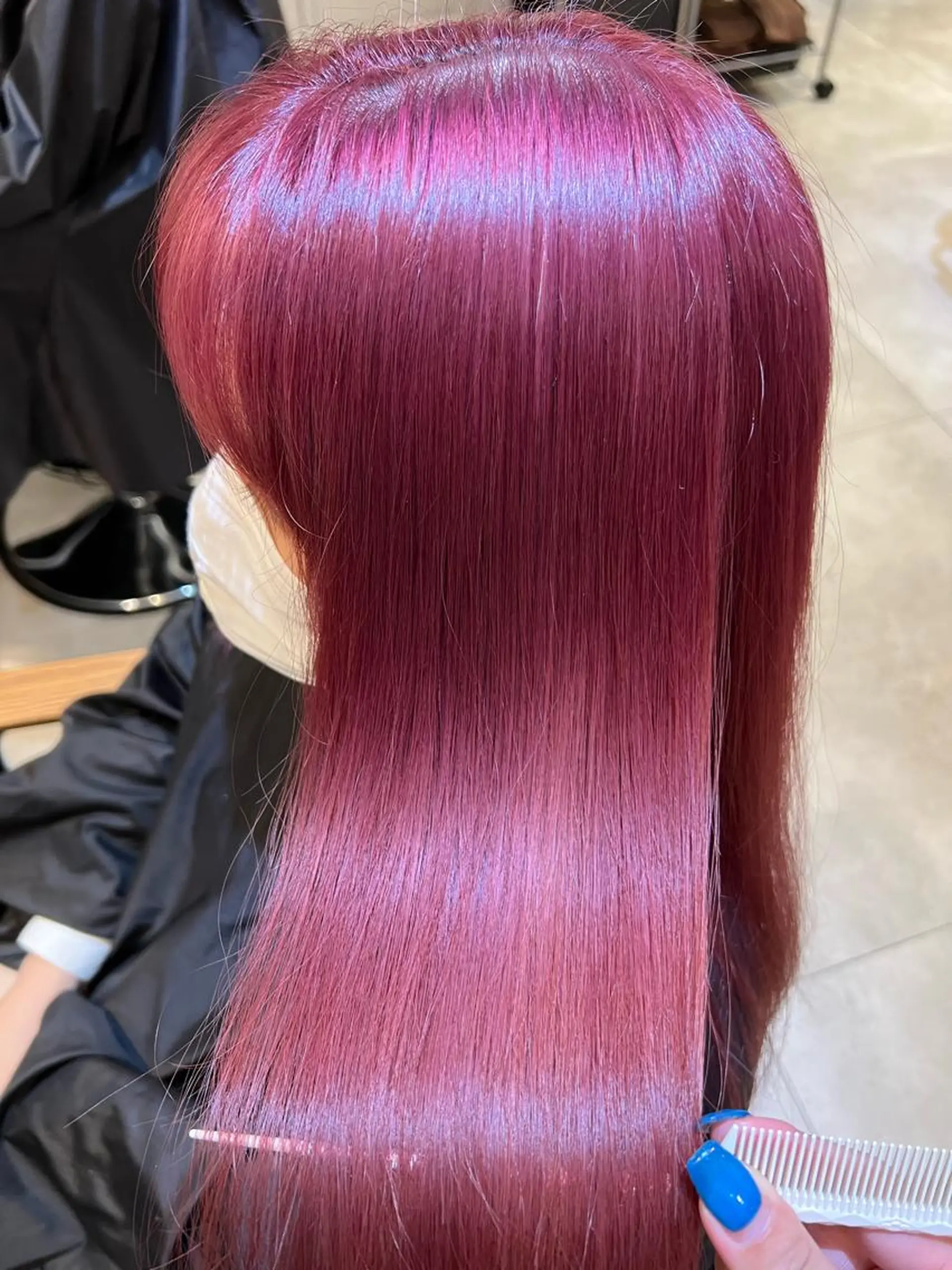 セミロング カット ヘアカラー トリートメント ♡可愛い艶髪特化♡ 艶髪先生のヘアスタイル
