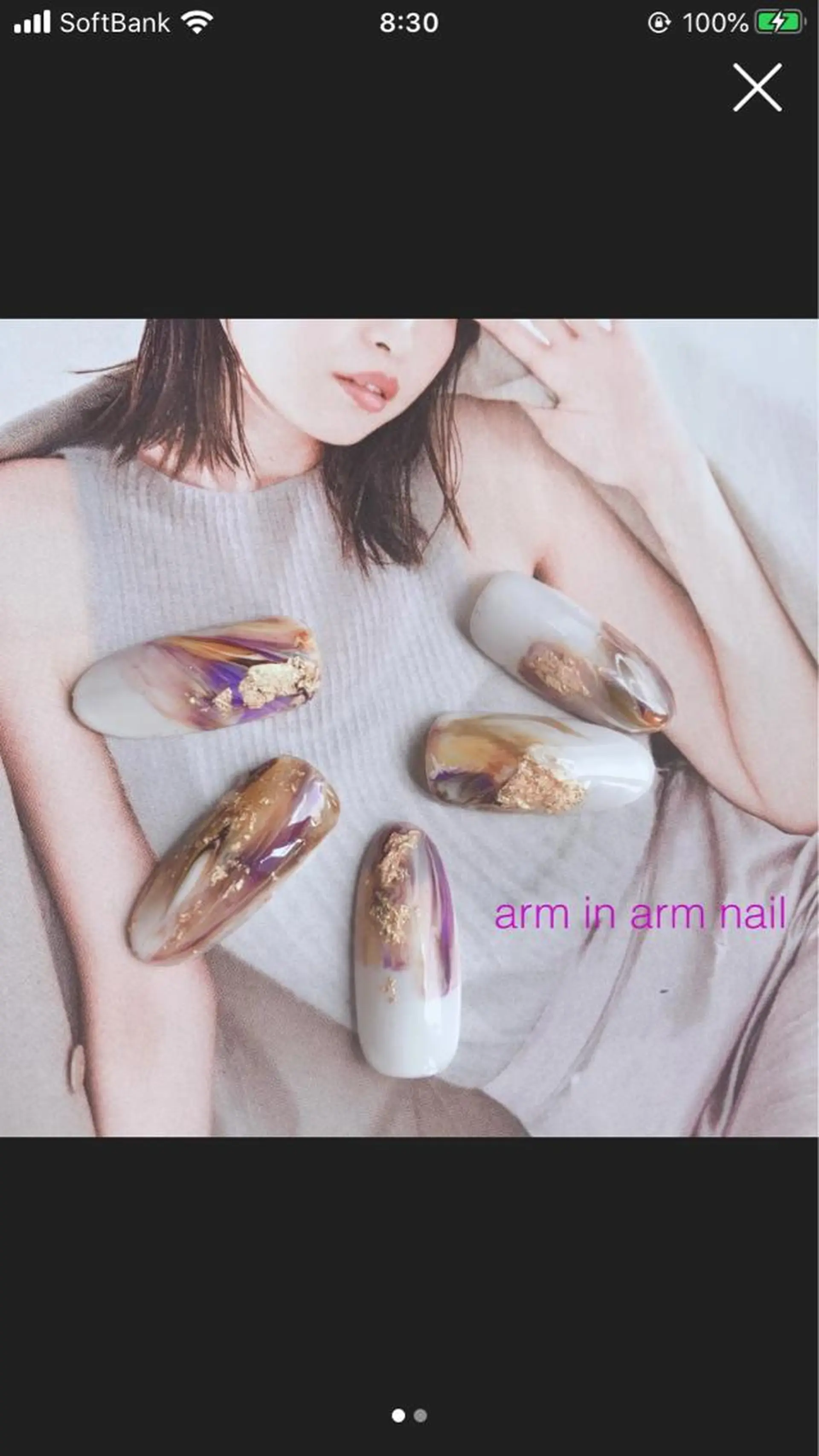 ネイル arm in arm ︎✿Yamamotoのマツエク・マツパデザイン