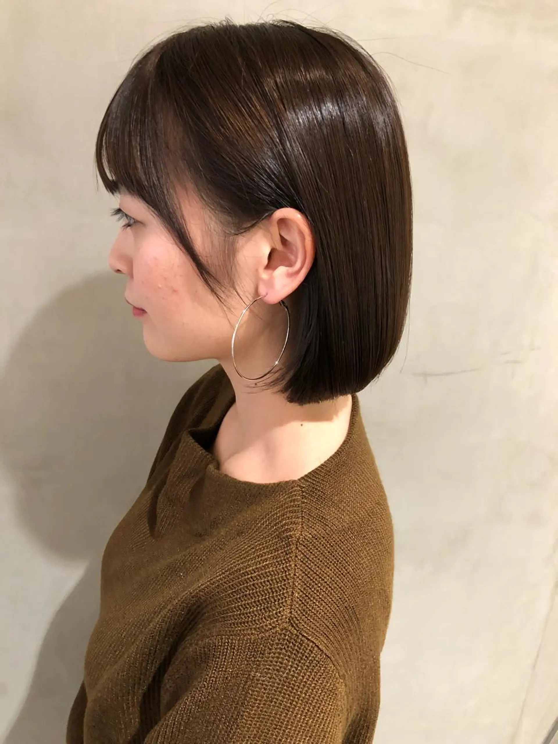 ショート カラー パーマ ボブ 大西 直人のヘアスタイル