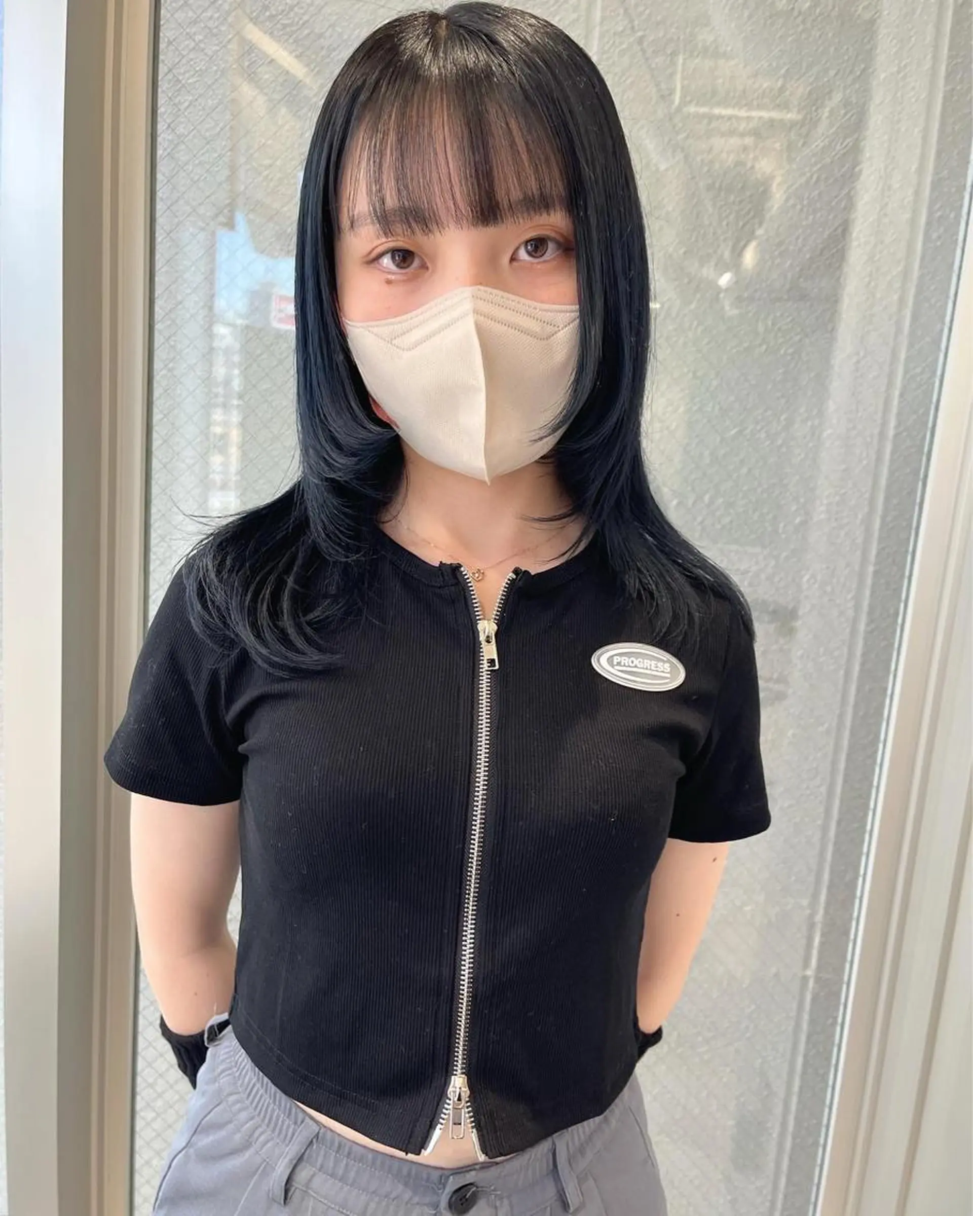 セミロング ウルフカット ウルフカット／吉村 桃子のヘアスタイル